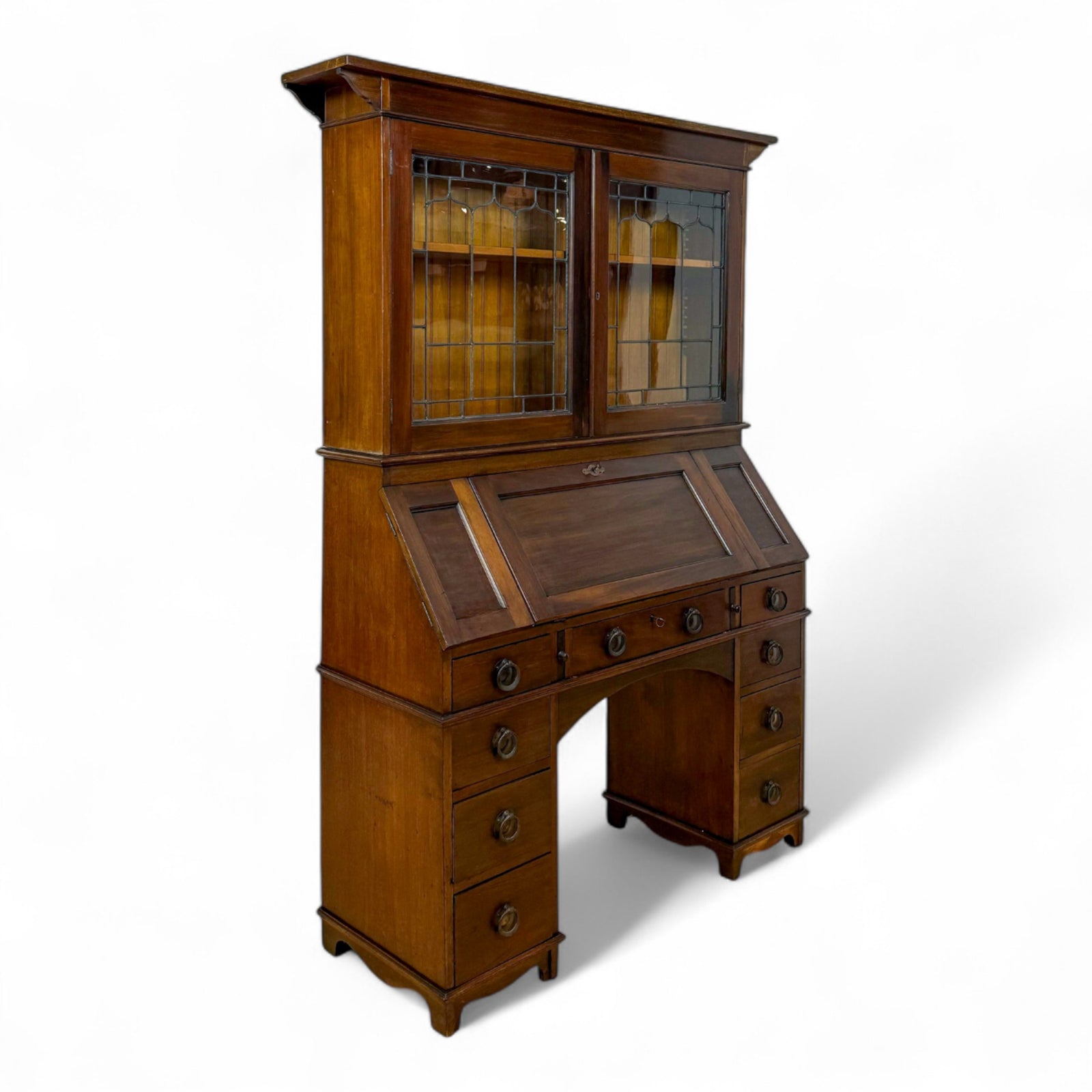 Arts & Crafts Bureau Bookcase