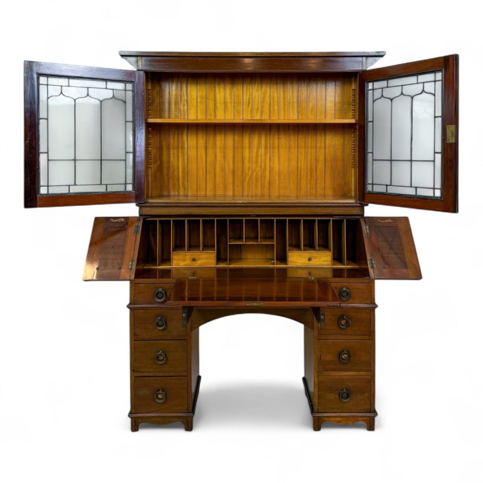 Arts & Crafts Bureau Bookcase