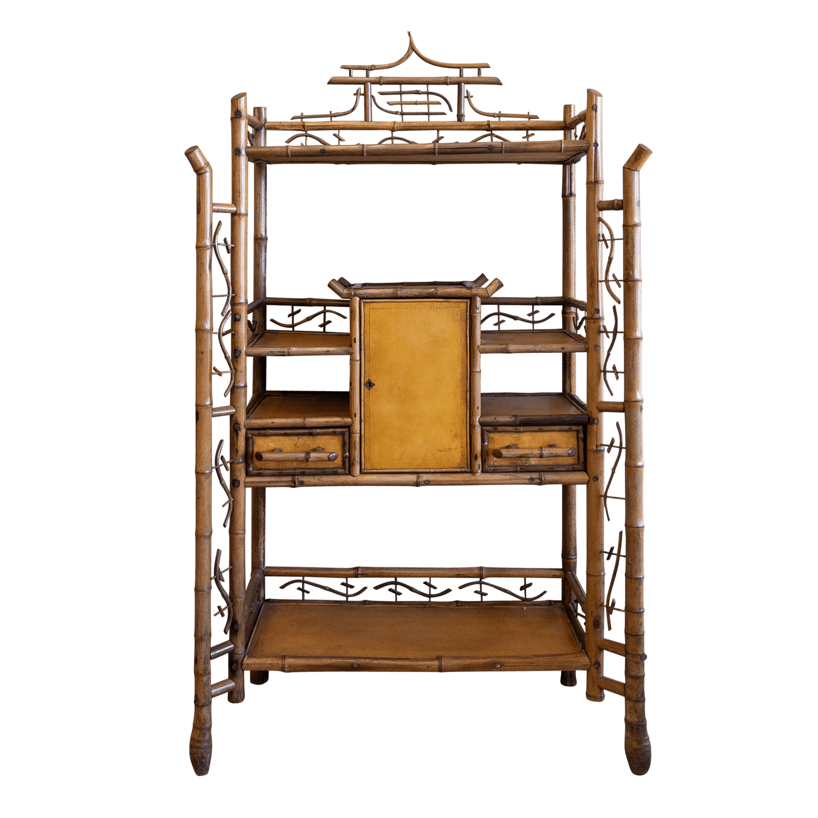 Chippendale Bamboo Hall Stand