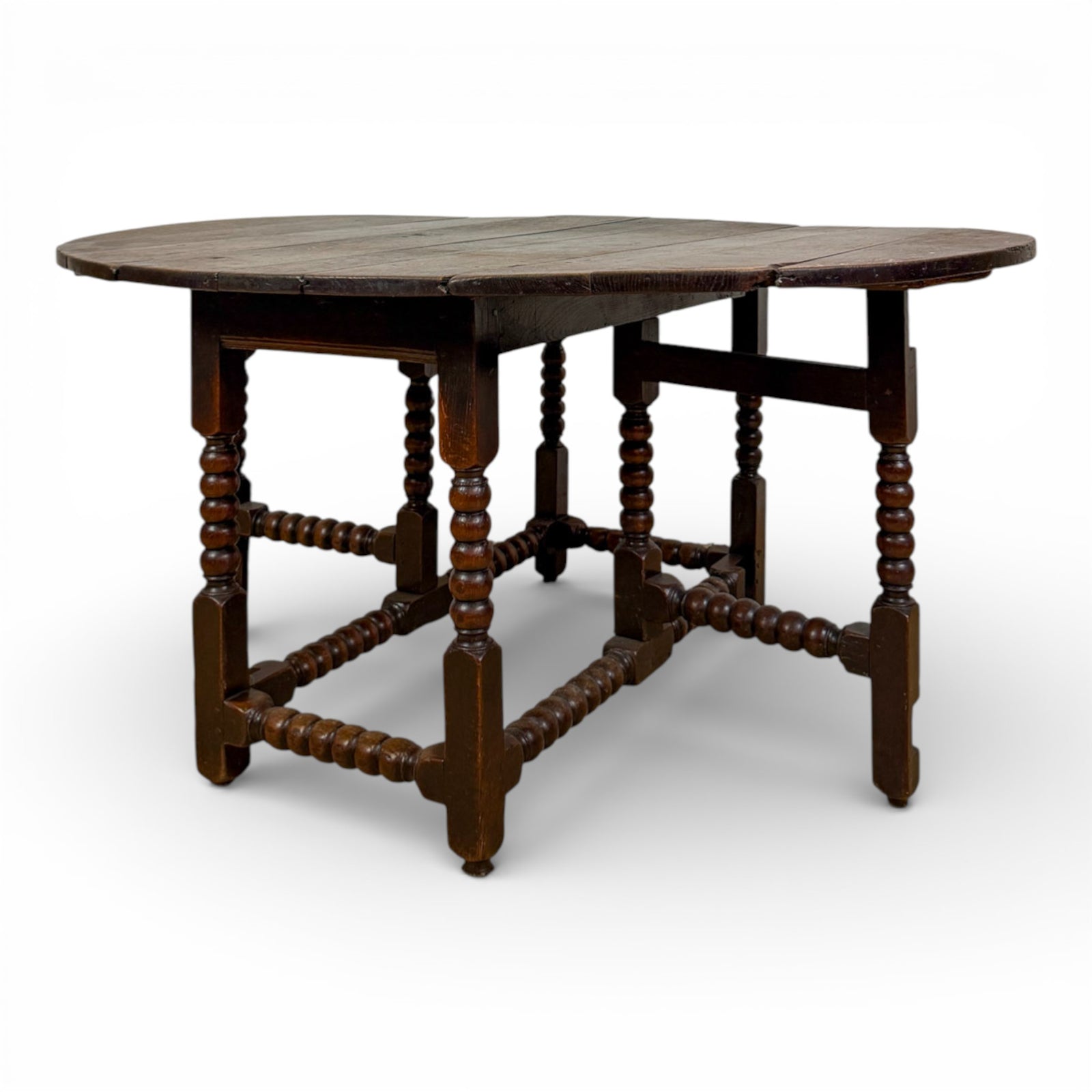 Gateleg Table with Bobbin Turned Legs