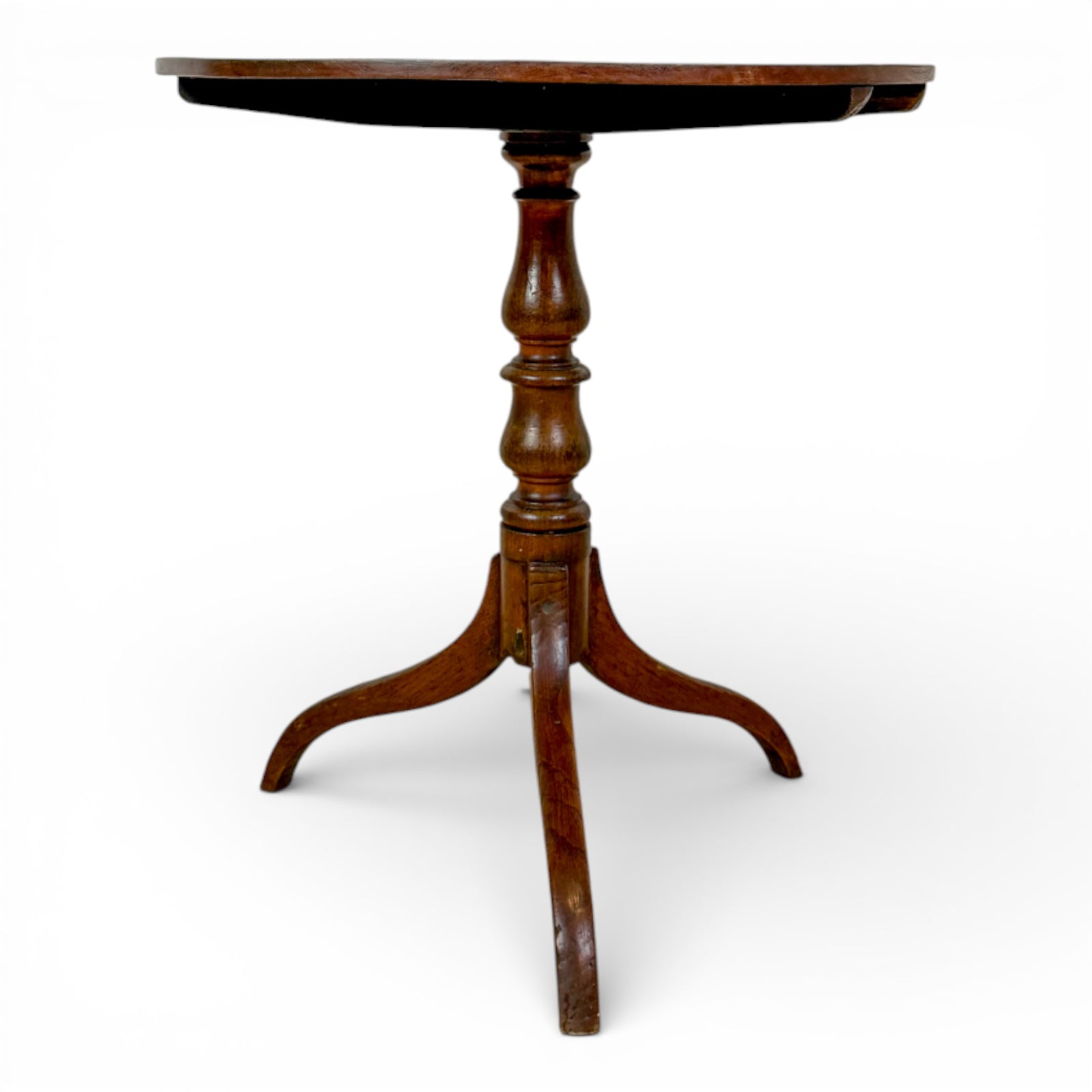Mahogany Tripod Side Table