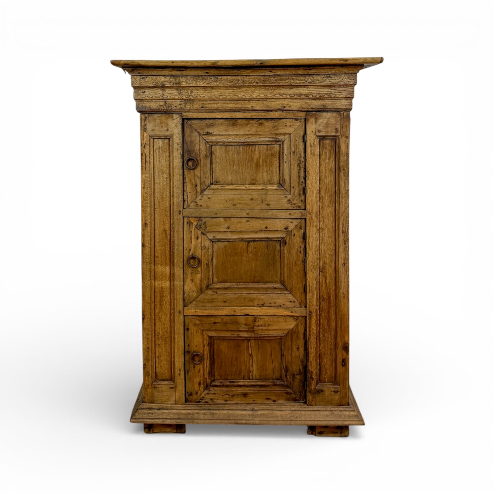 Louis XIII Petite Armoire with Carved Cornice