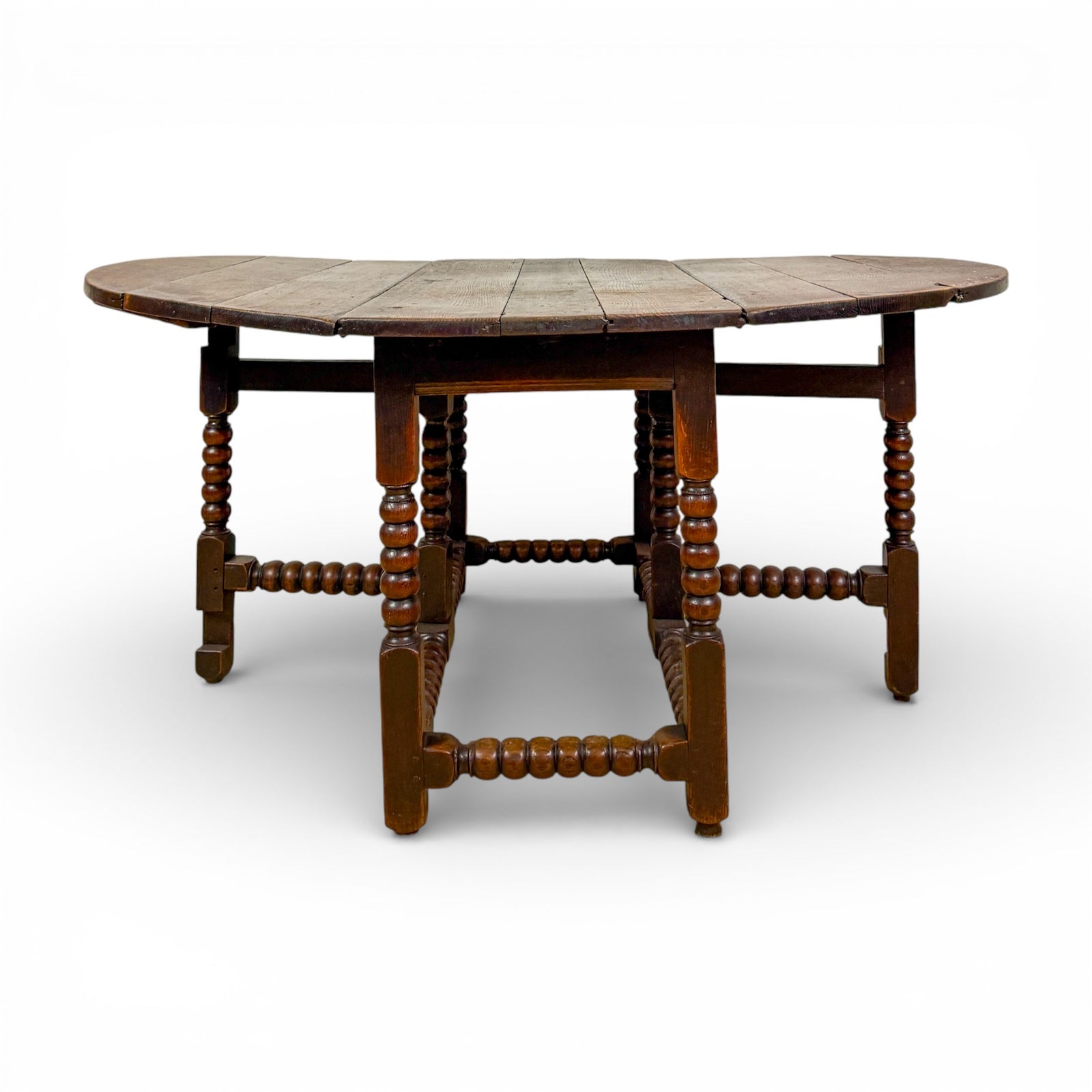 Gateleg Table with Bobbin Turned Legs