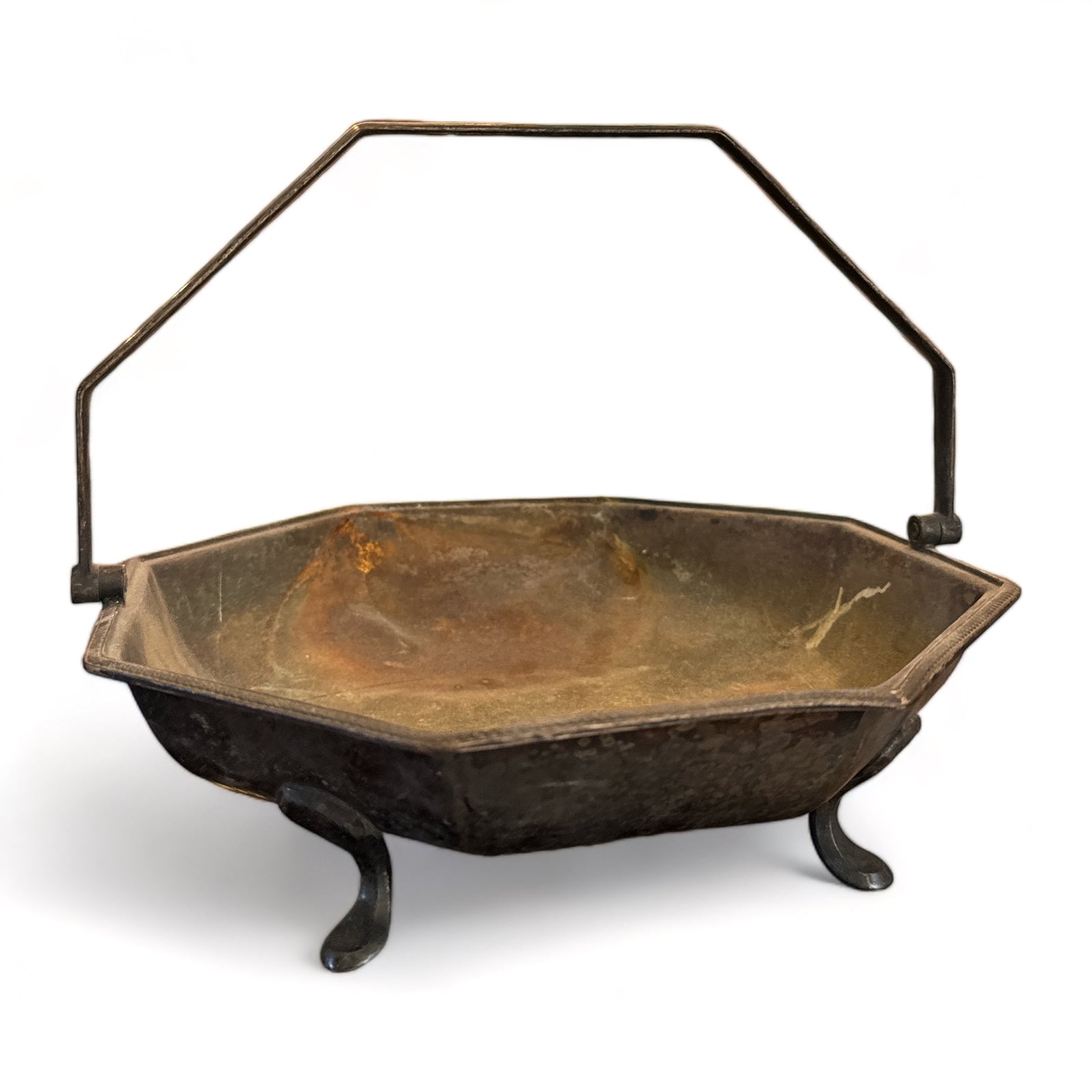 Metal Angled Bowl