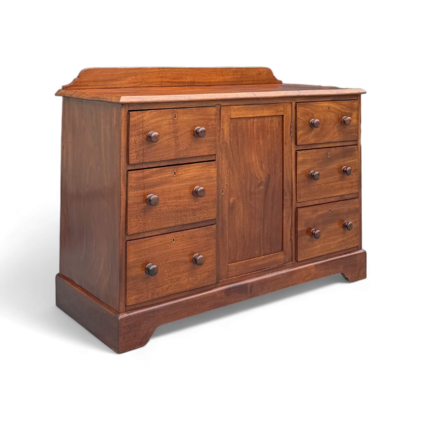 Six Drawer Cabinet with Backsplash