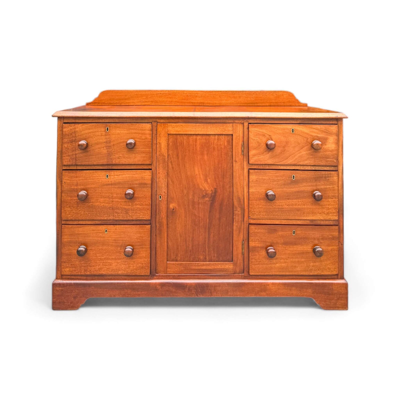 Six Drawer Cabinet with Backsplash