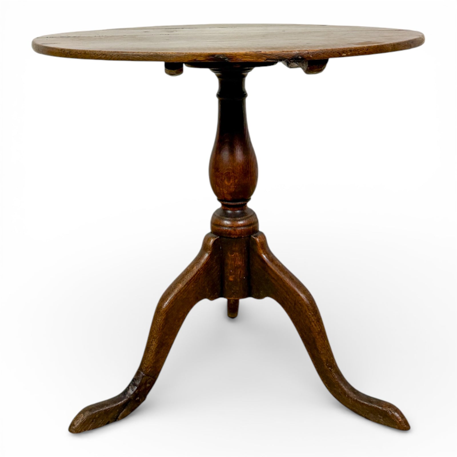 English Oak Tilt-Top Tripod Table