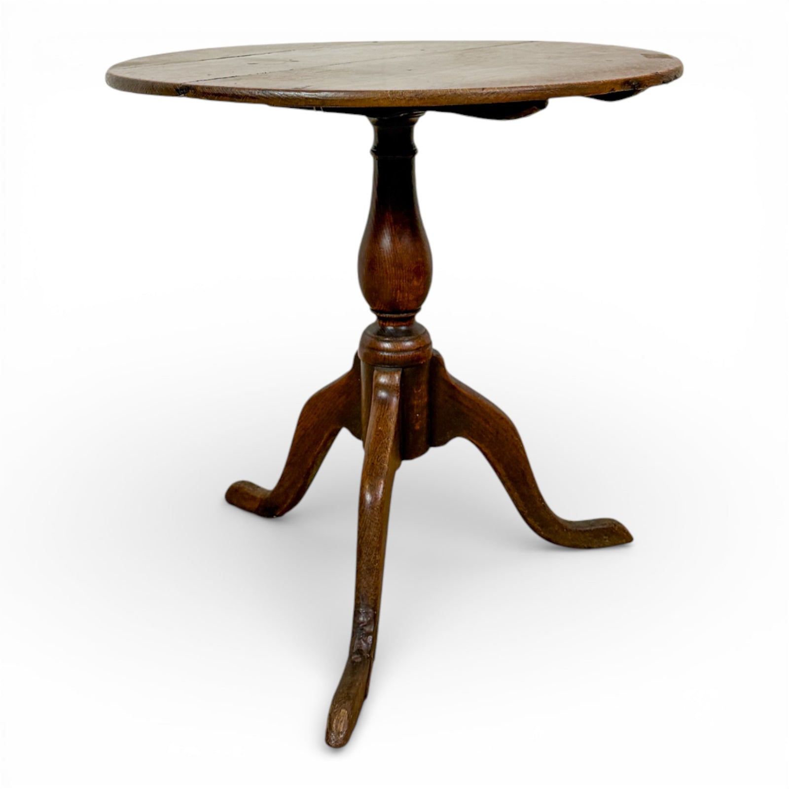 English Oak Tilt-Top Tripod Table