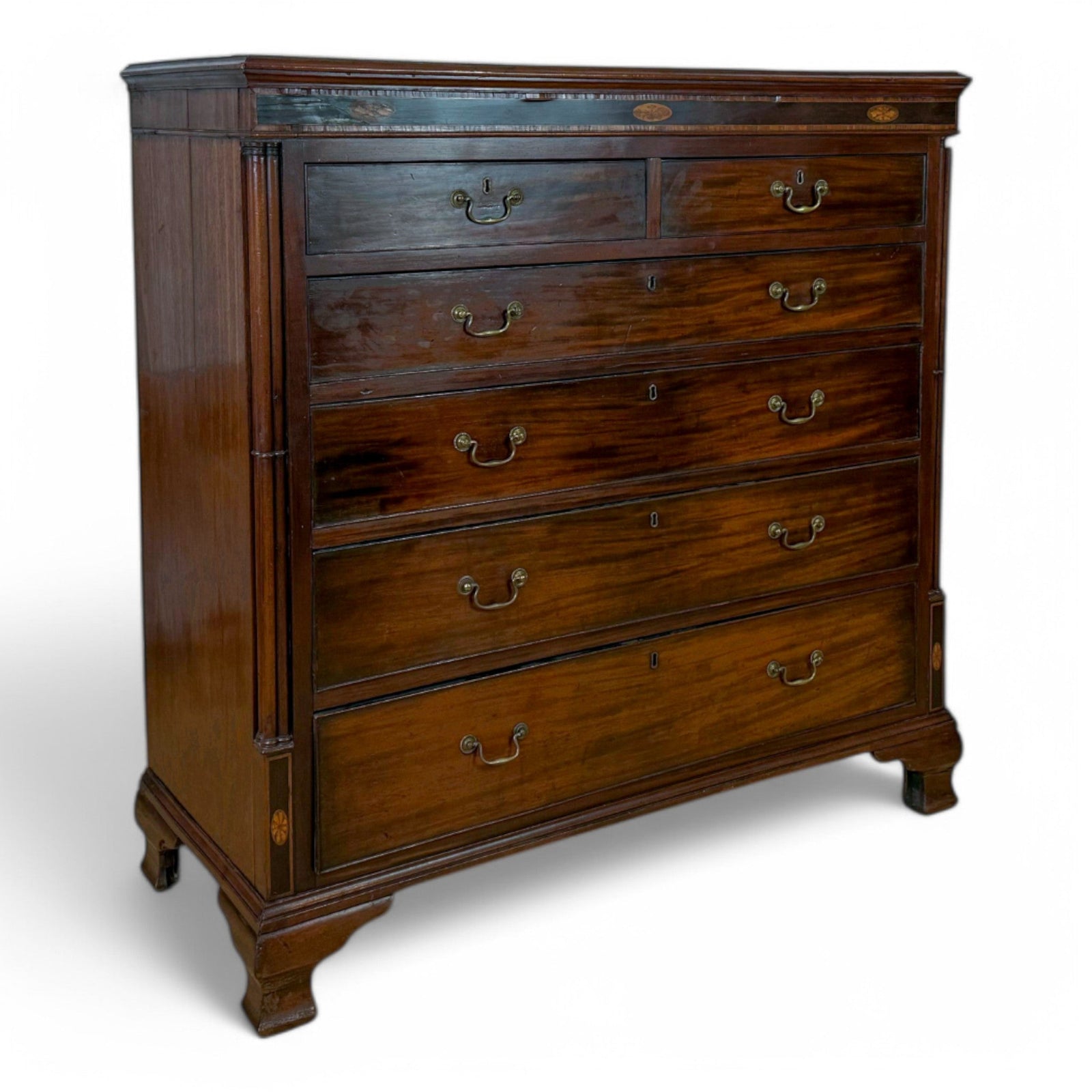 Georgian 6 Drawer Chest