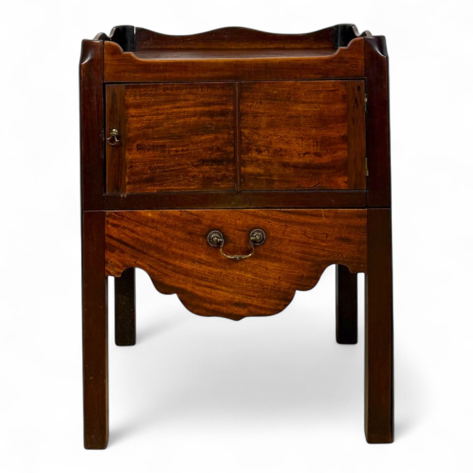 Georgian Mahogany Bedside Table