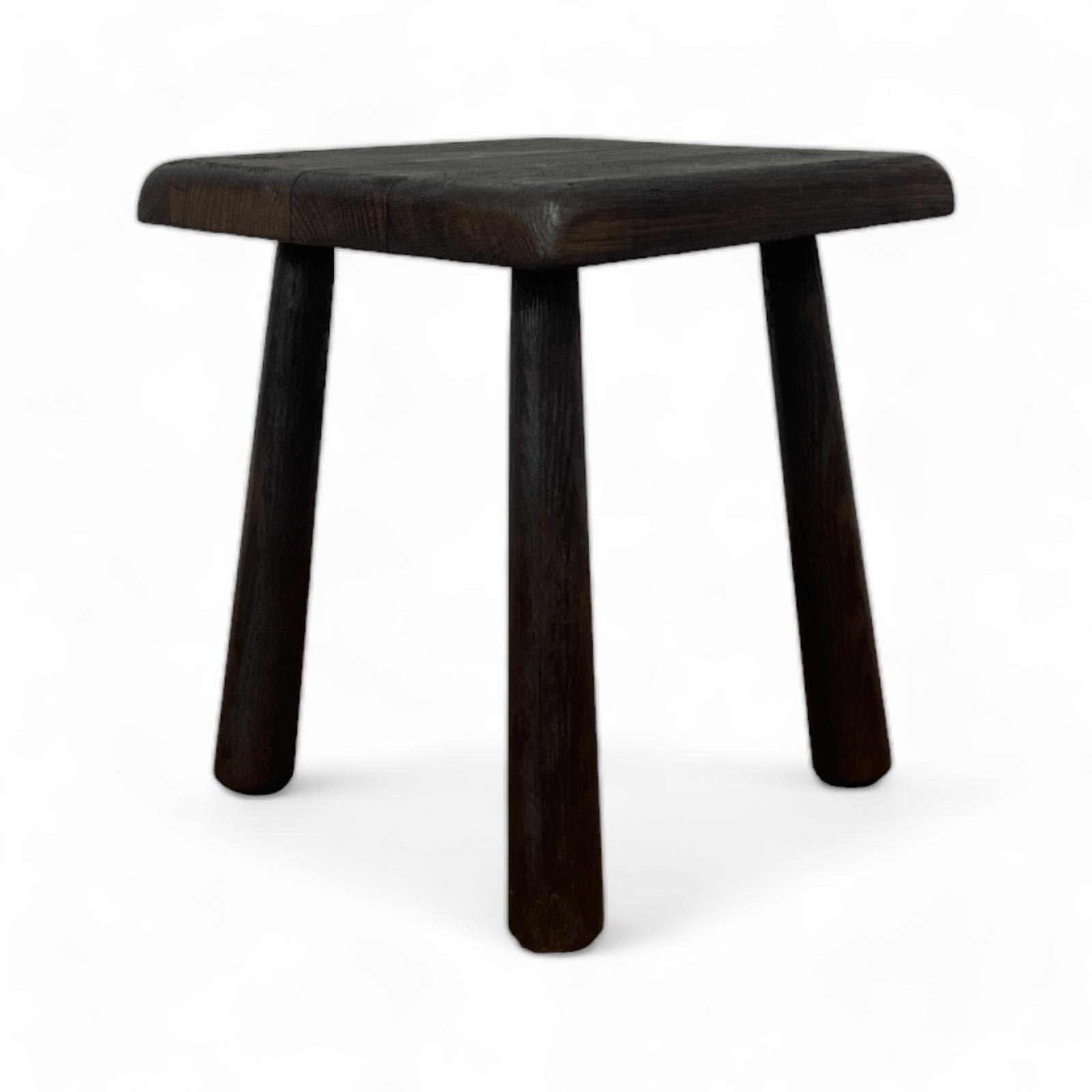 Ebonized Square Stool