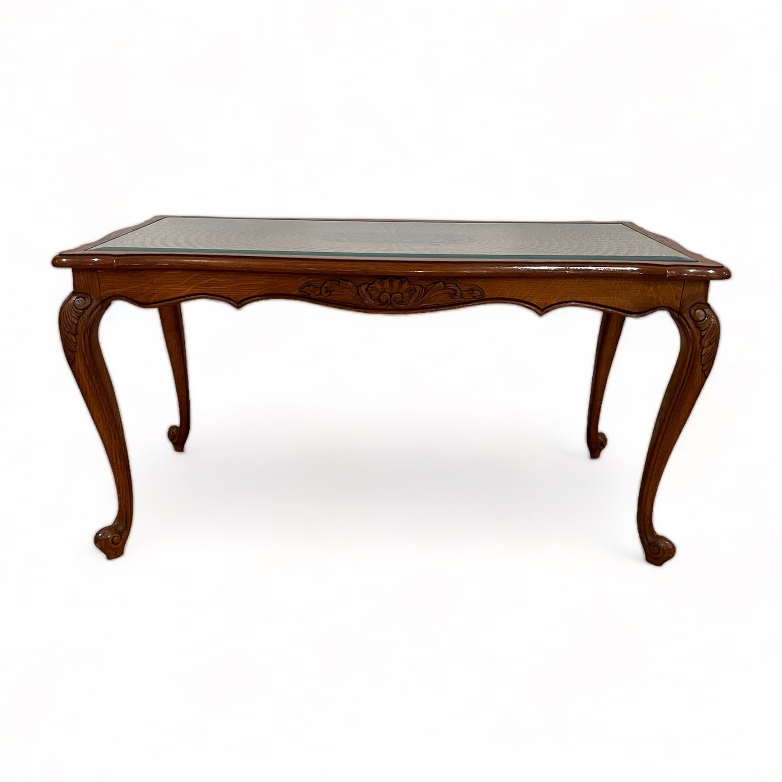 Caned Top Cocktail Table