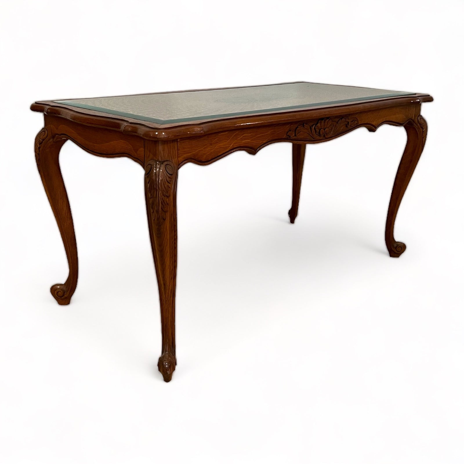 Caned Top Cocktail Table
