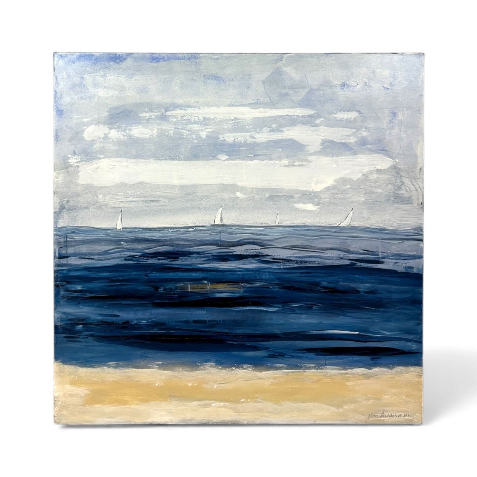 Blue Sea and Sails 2024 by Karen Bezuidenhout