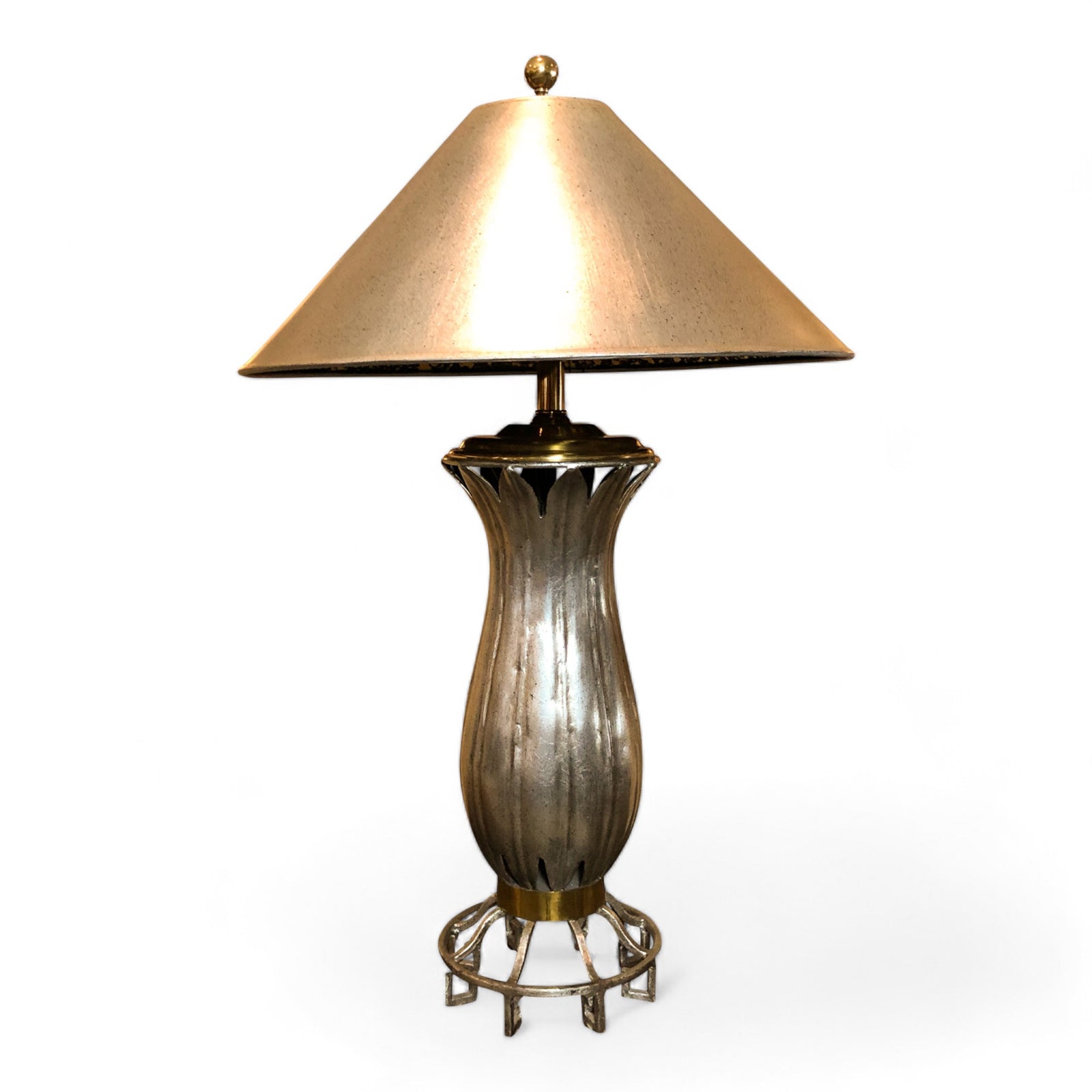 Silver Leaf Table Lamp — Litt Concept House