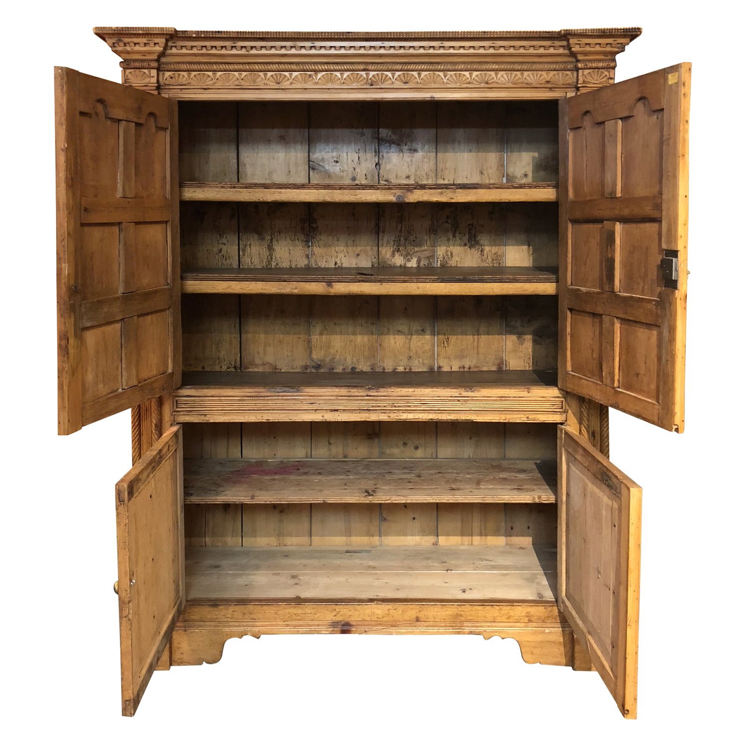 Irish Pine Food Cupboard Circa 1780