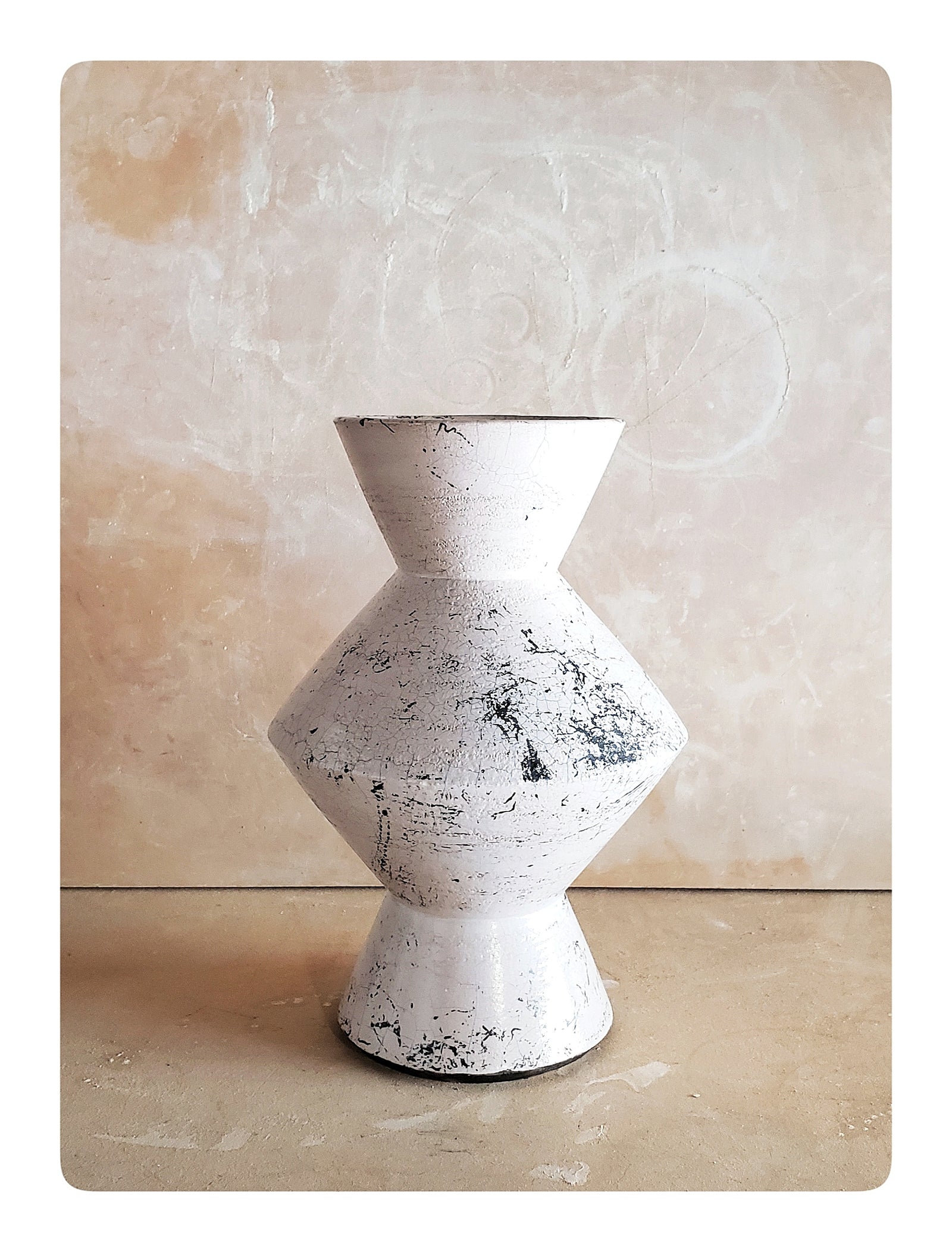 Raku Fired Vessel with Horsehair