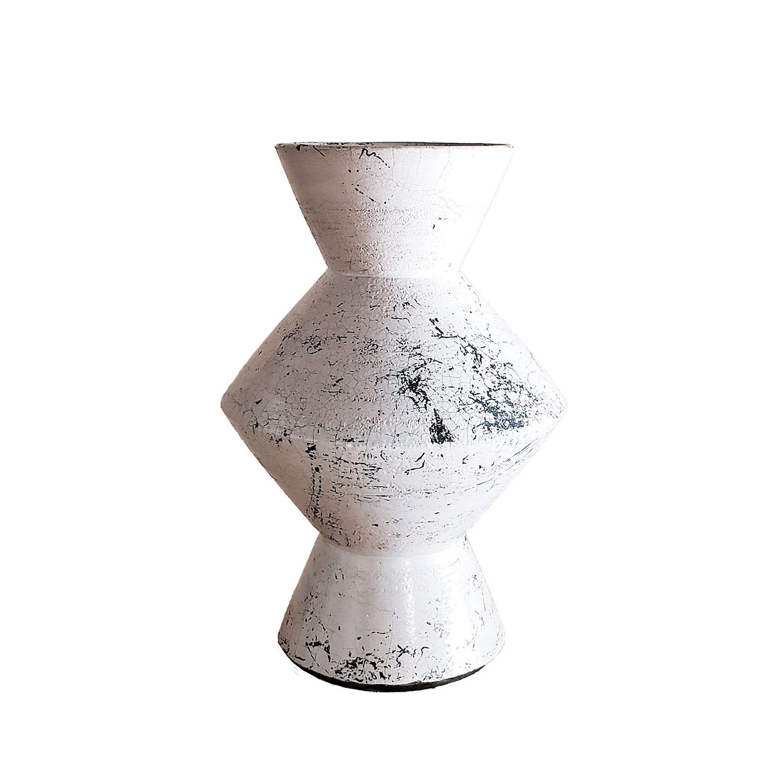 Raku Fired Vessel with Horsehair