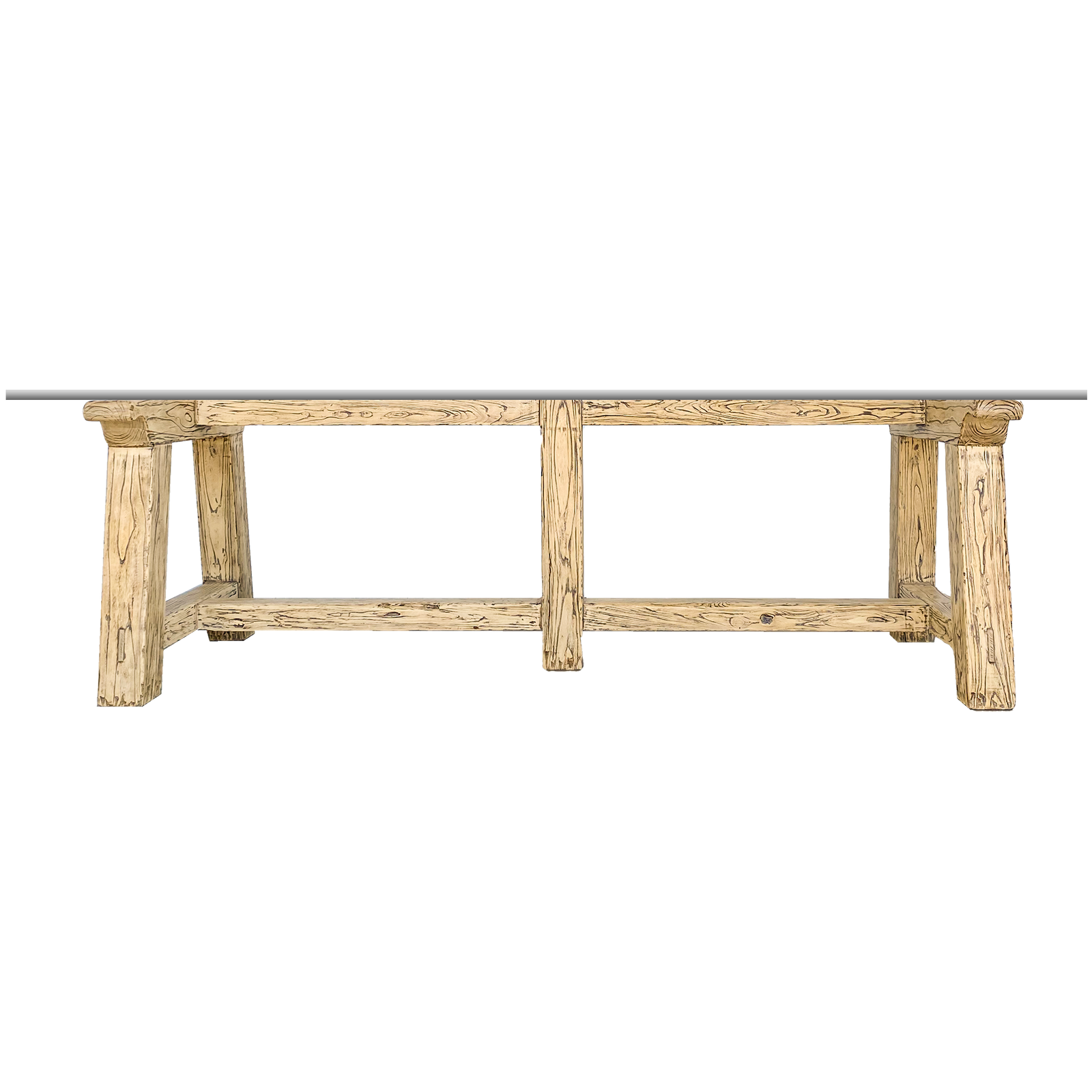 Bleached Elm Dining Table Circa 1750