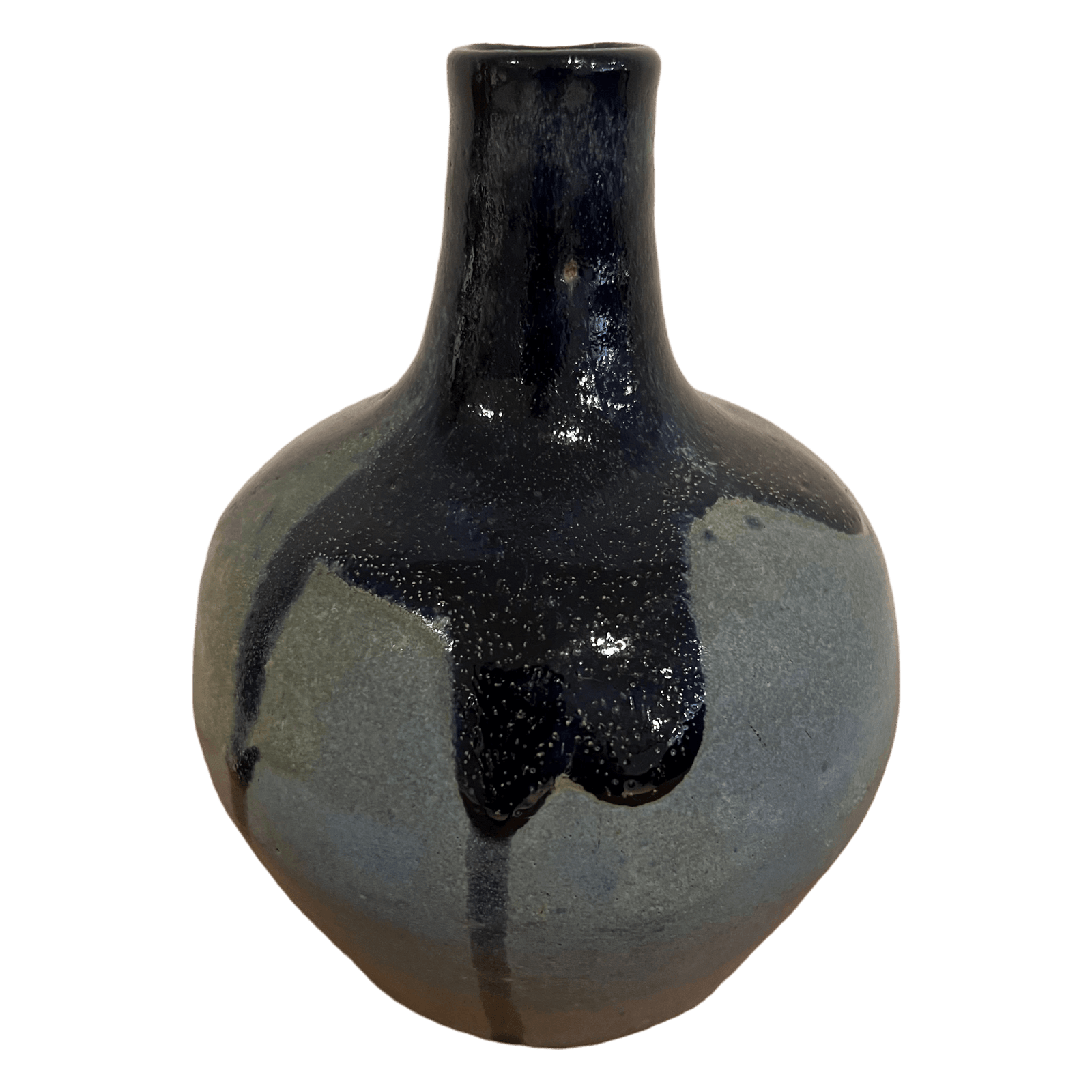 Mid Century Blue Vase