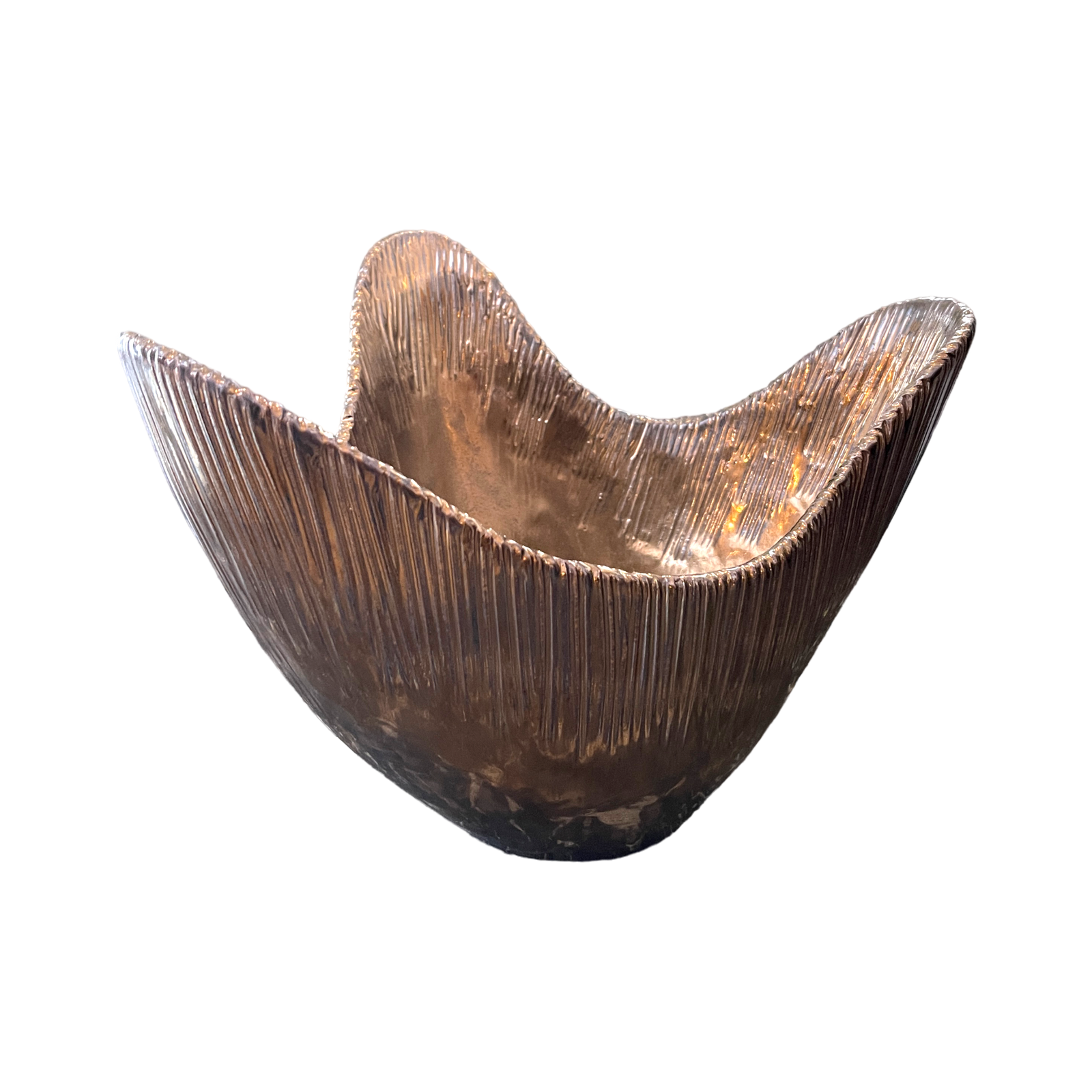 Bronzed Ceramic Bowl