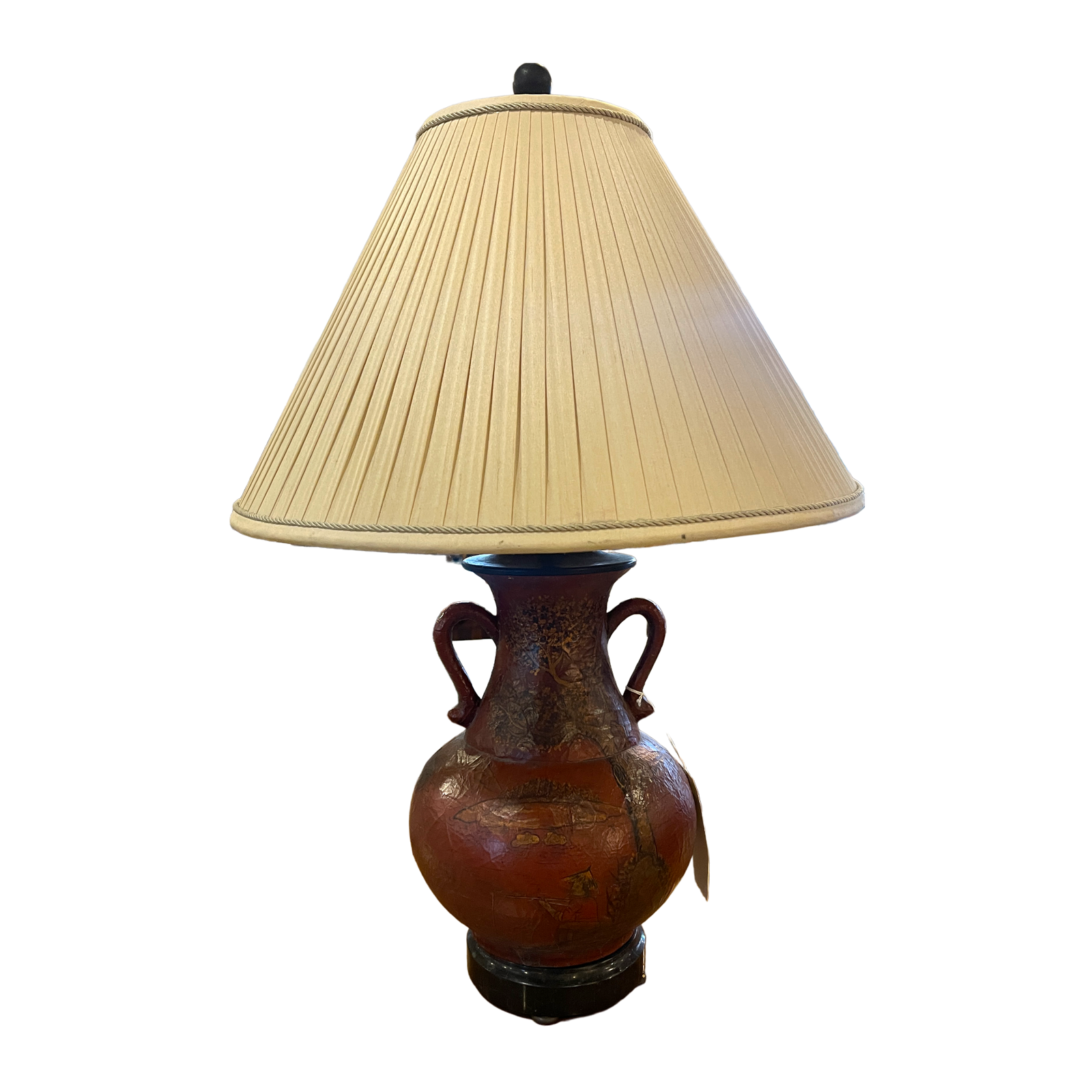 Red Chinoisserie Lamp — Litt Concept House