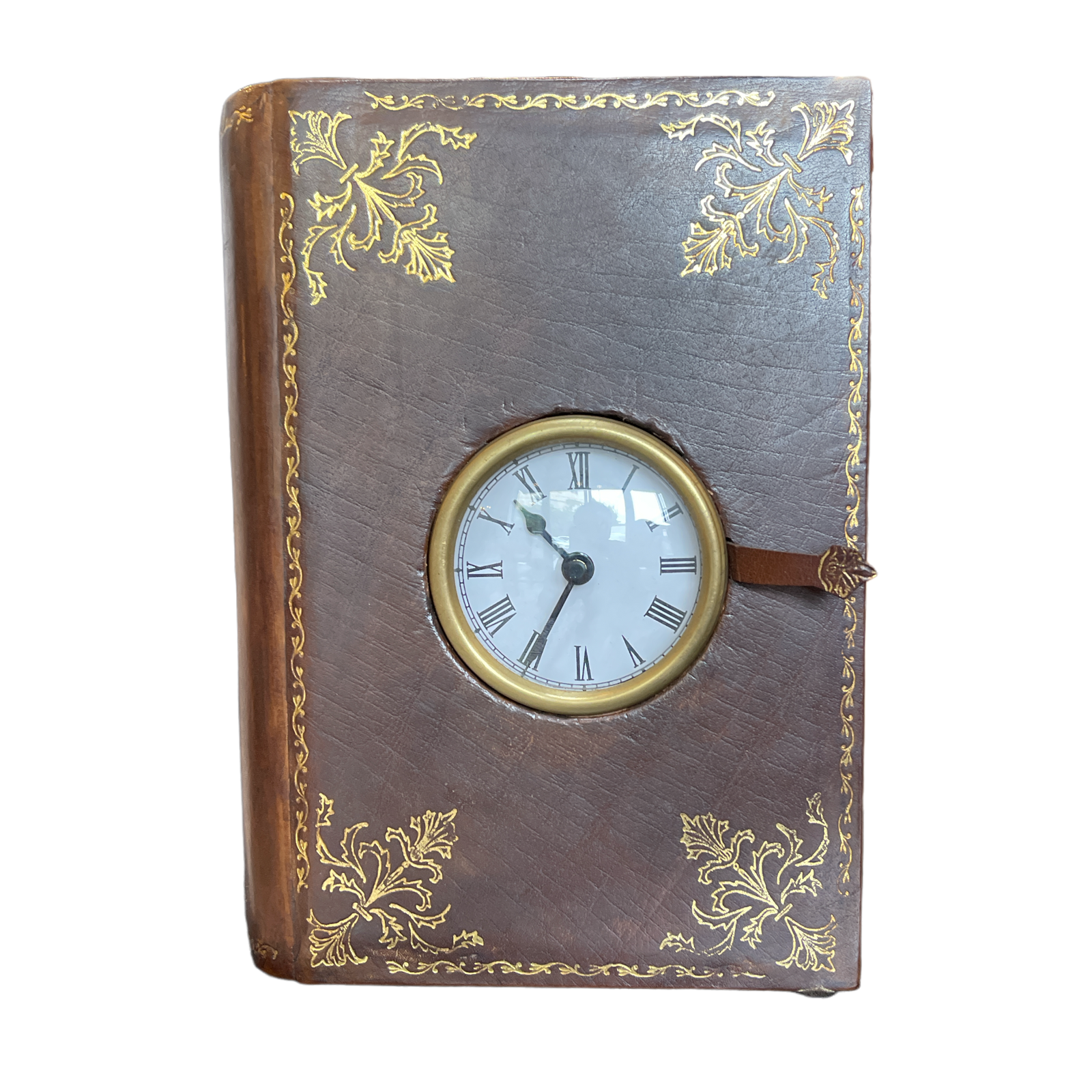Leather Clock