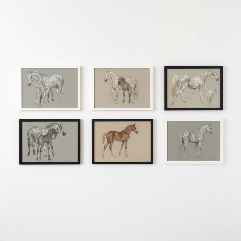 Equestrian Pastel Art