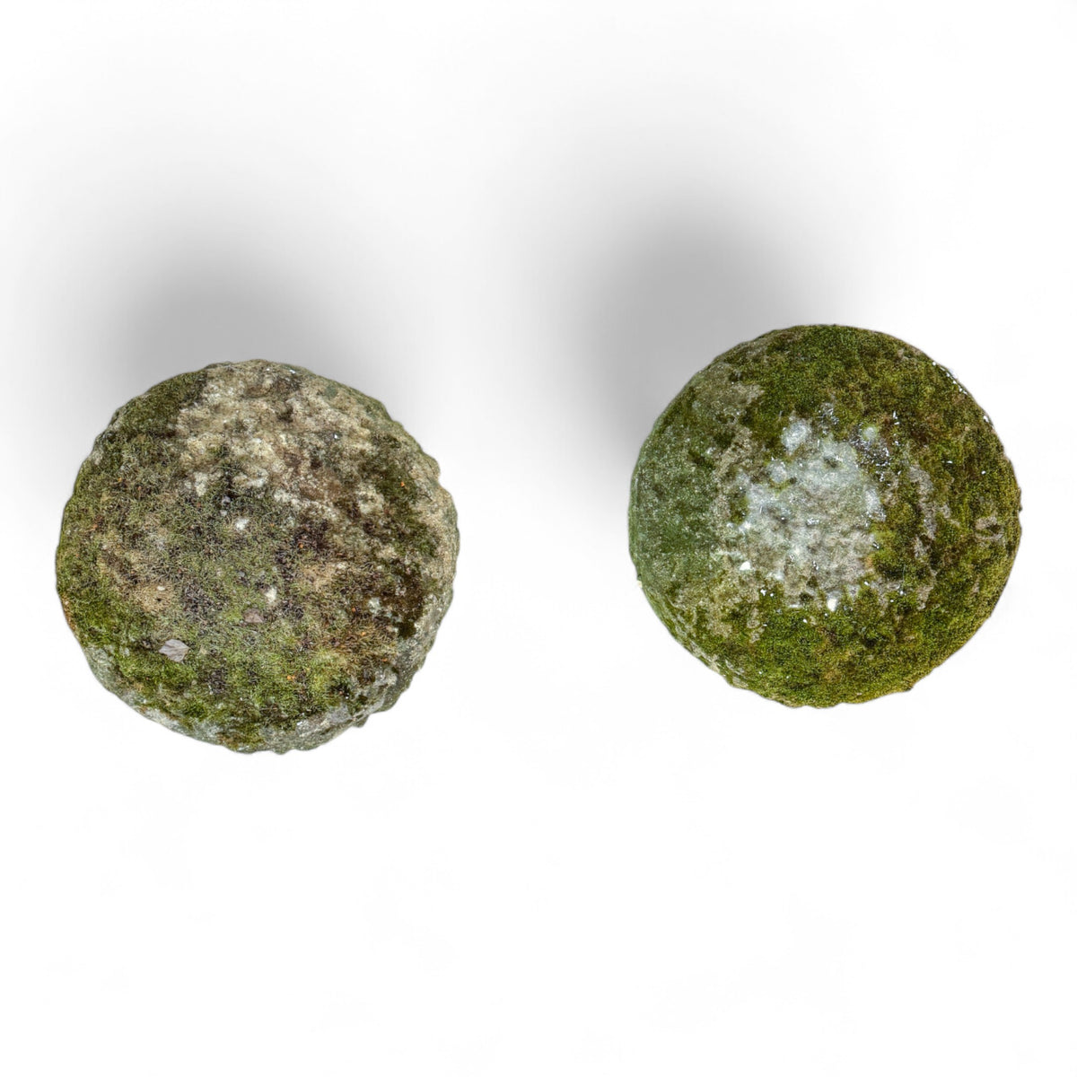 Pair of Mushroom Garden Stone Stools