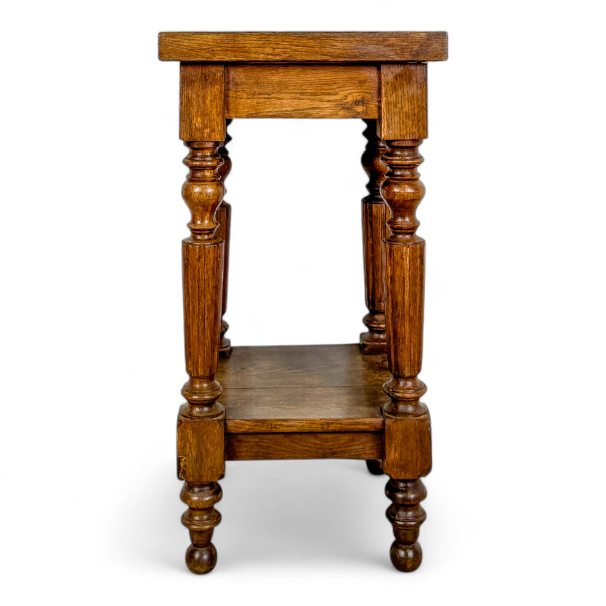 Side Table with Turned Legs