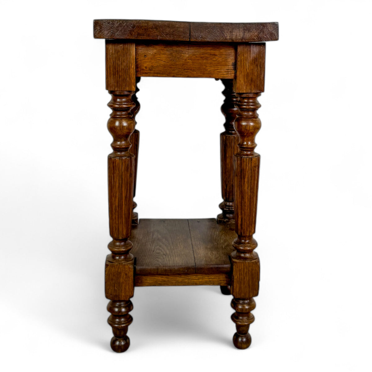 Side Table with Turned Legs