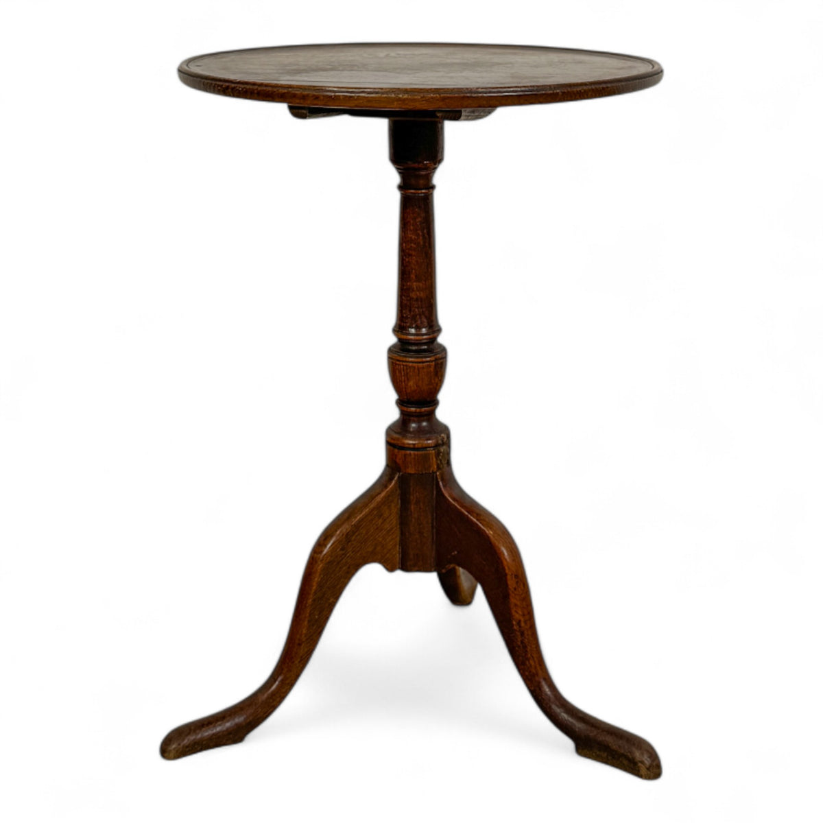 Dish Top Tripod Lamp Table