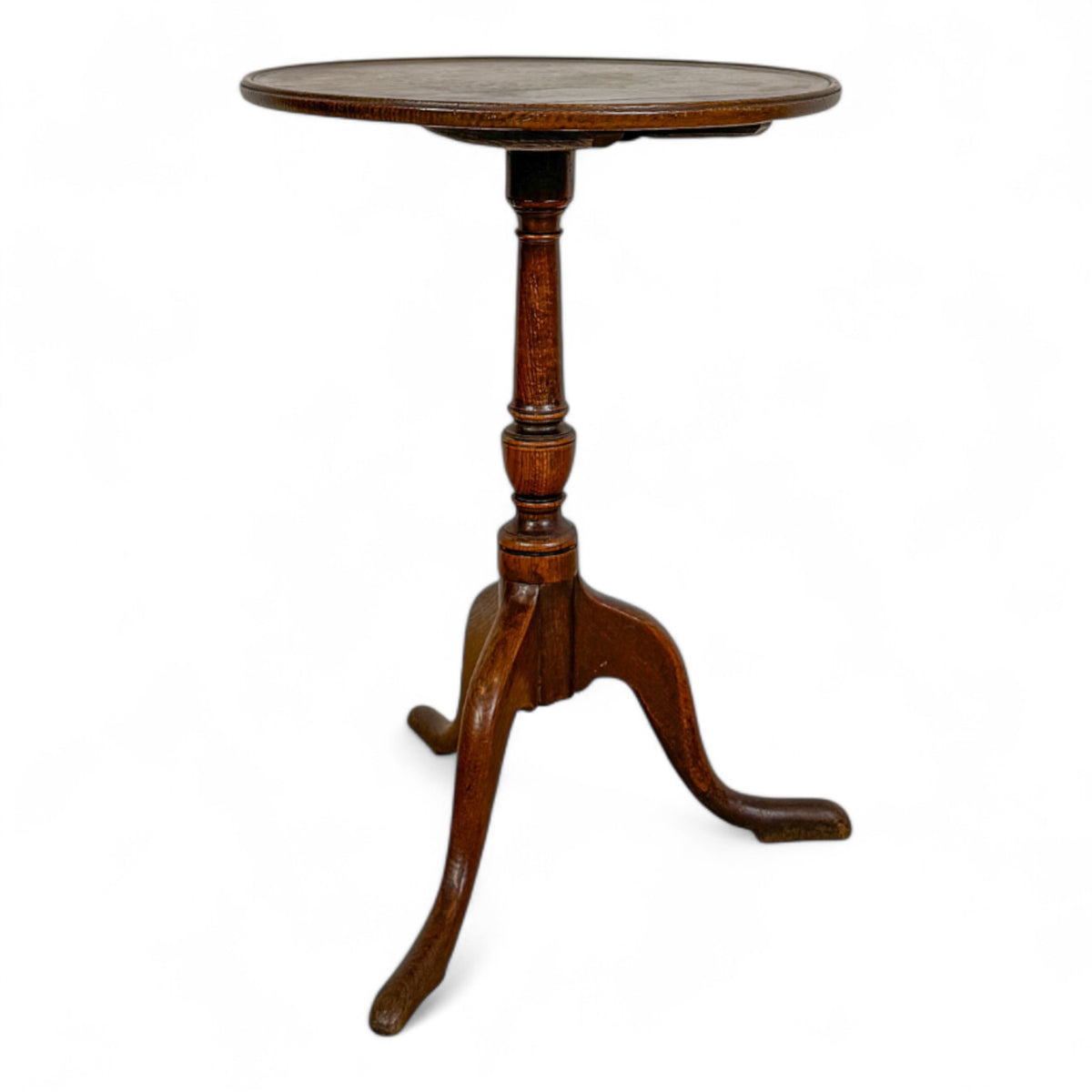 Dish Top Tripod Lamp Table