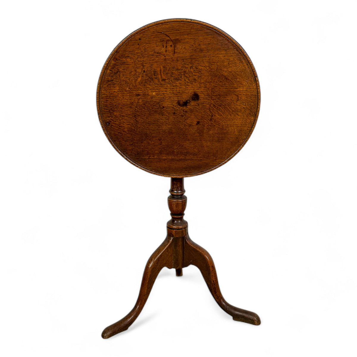 Dish Top Tripod Lamp Table