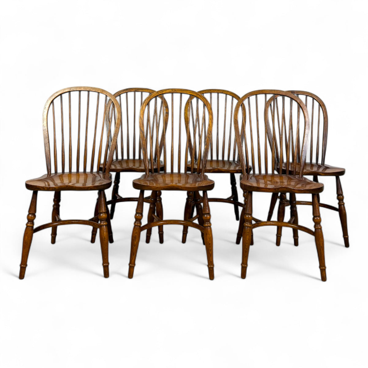 Hoop Back Windsor Chairs - Set of 6