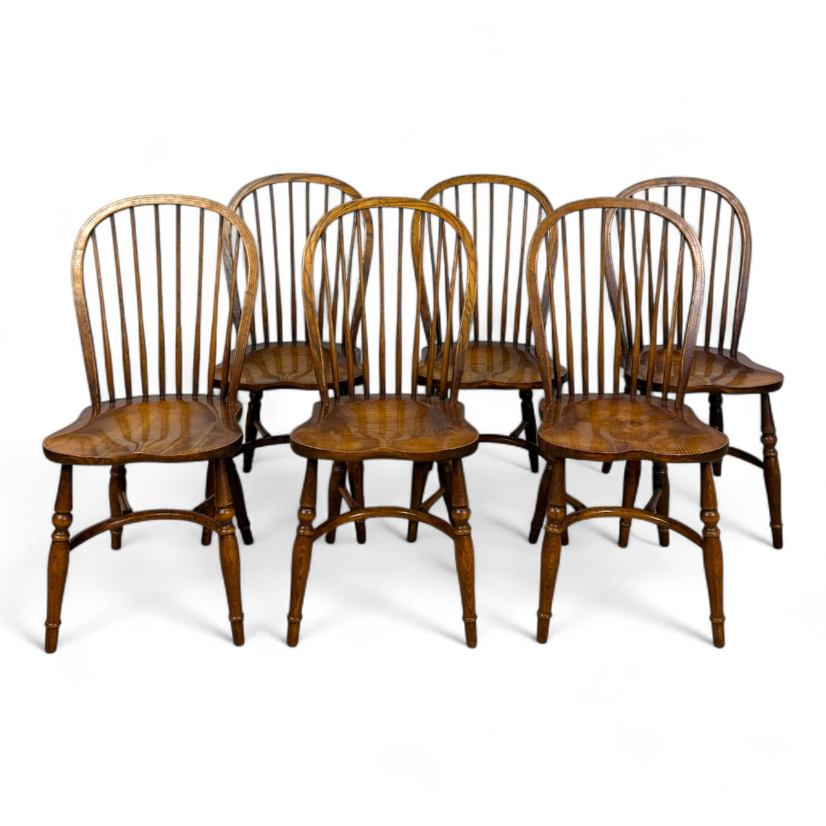 Hoop Back Windsor Chairs - Set of 6