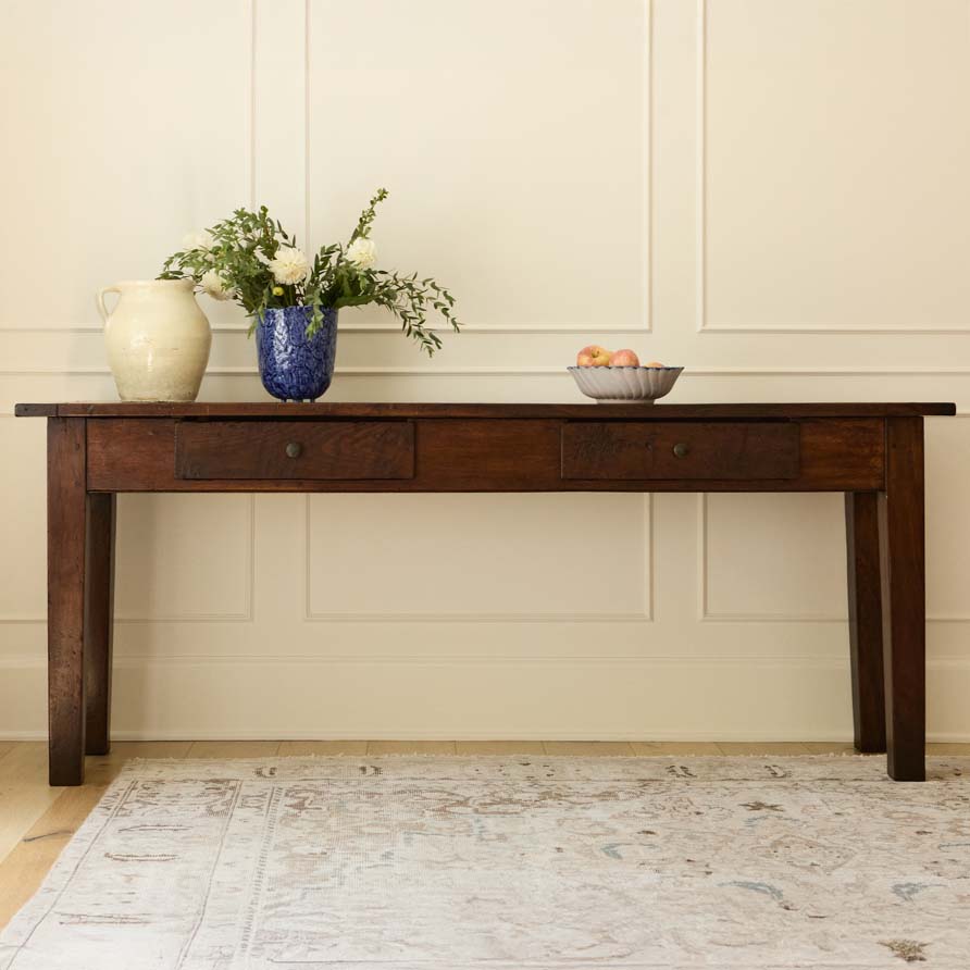 French Country Console Table