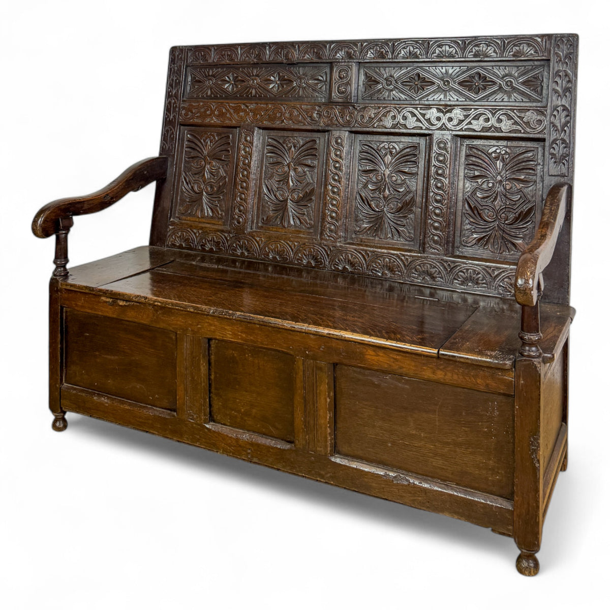 17th Century English Oak Settle