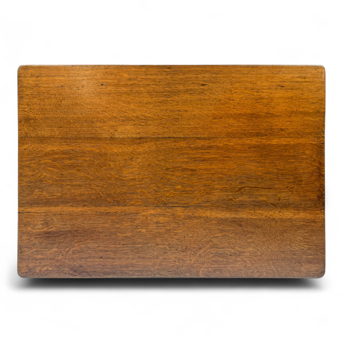 French Provincial Oak Side Table with Drawer