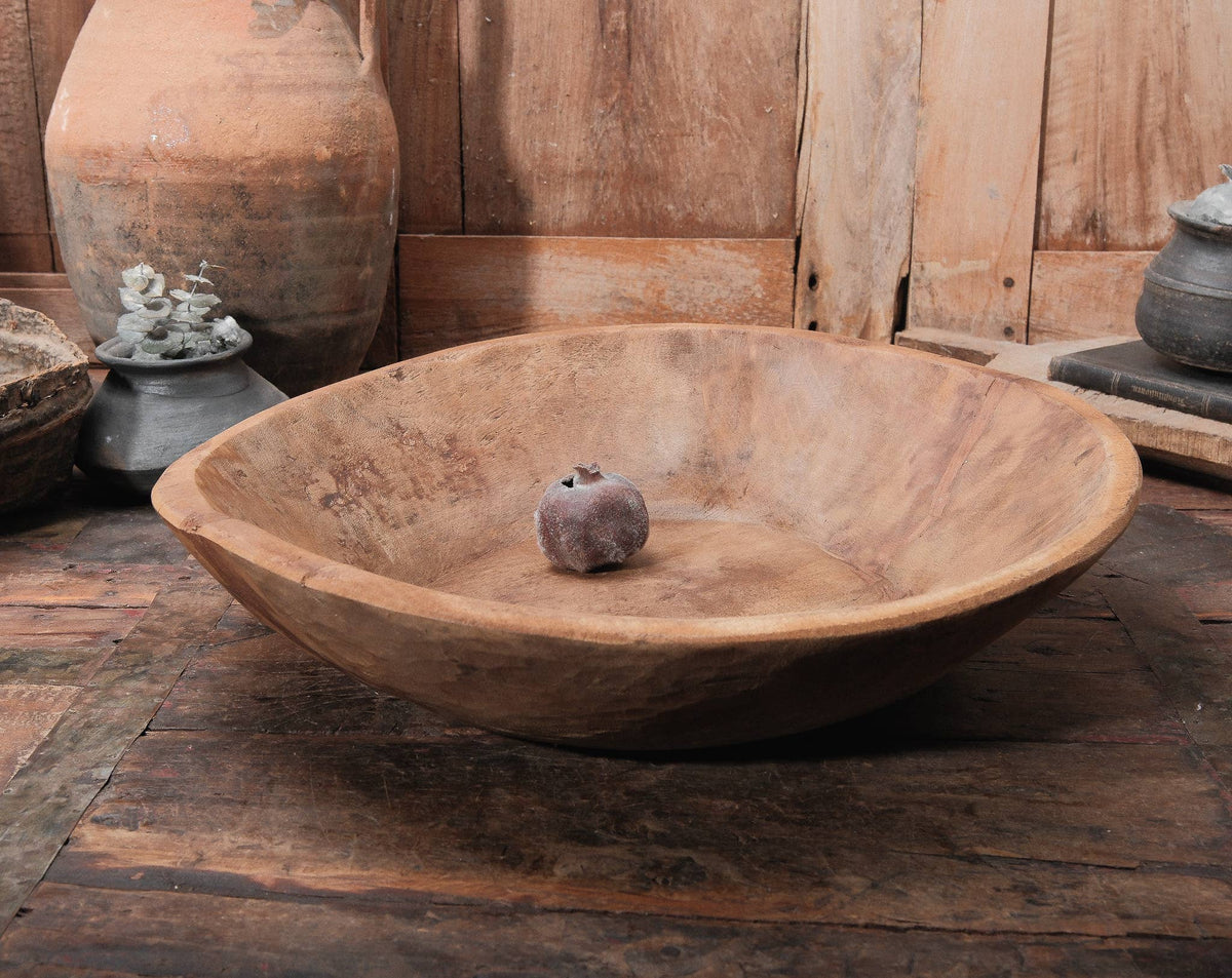 Vintage Wooden Bowl