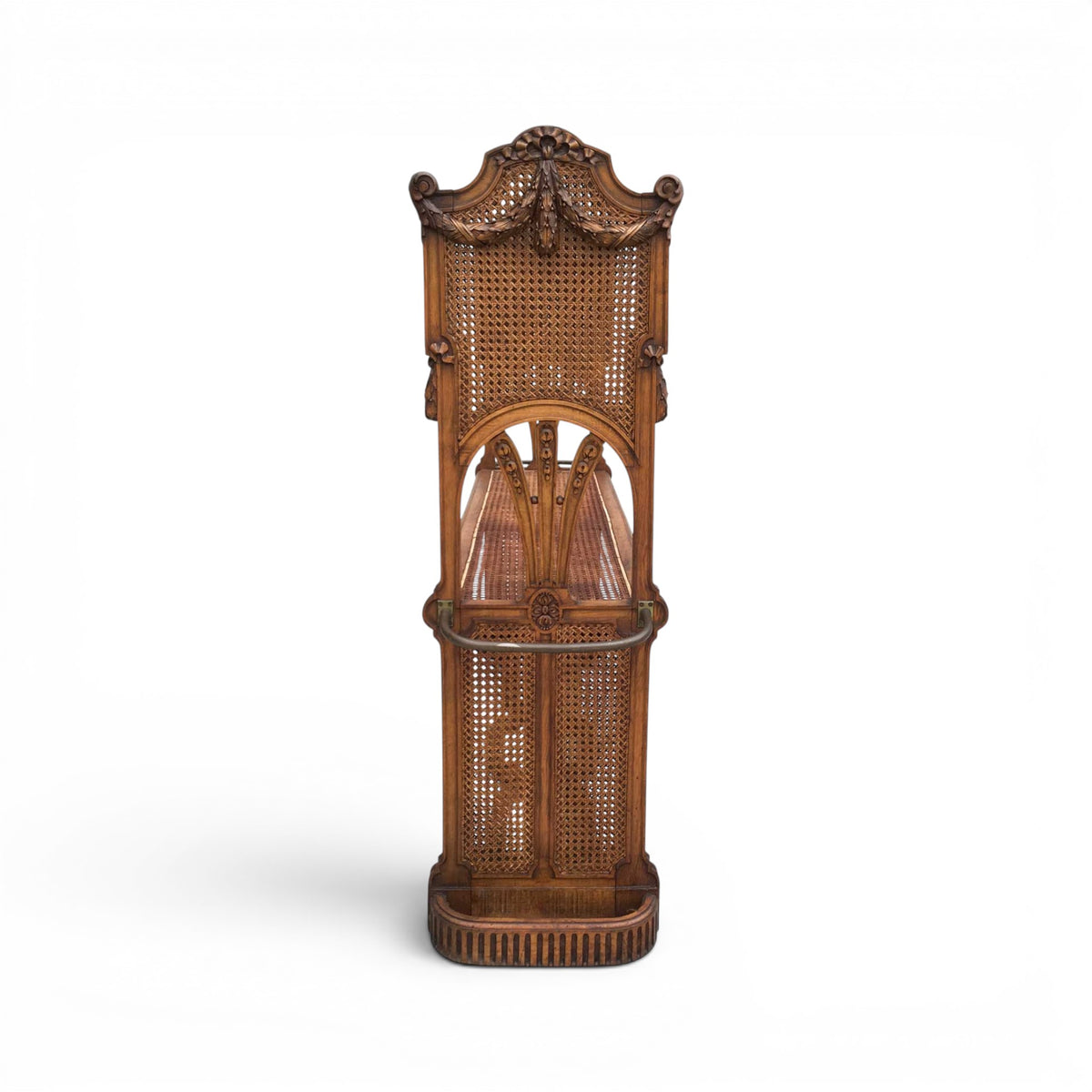 French Louis XVI Style Walnut Valet Stand