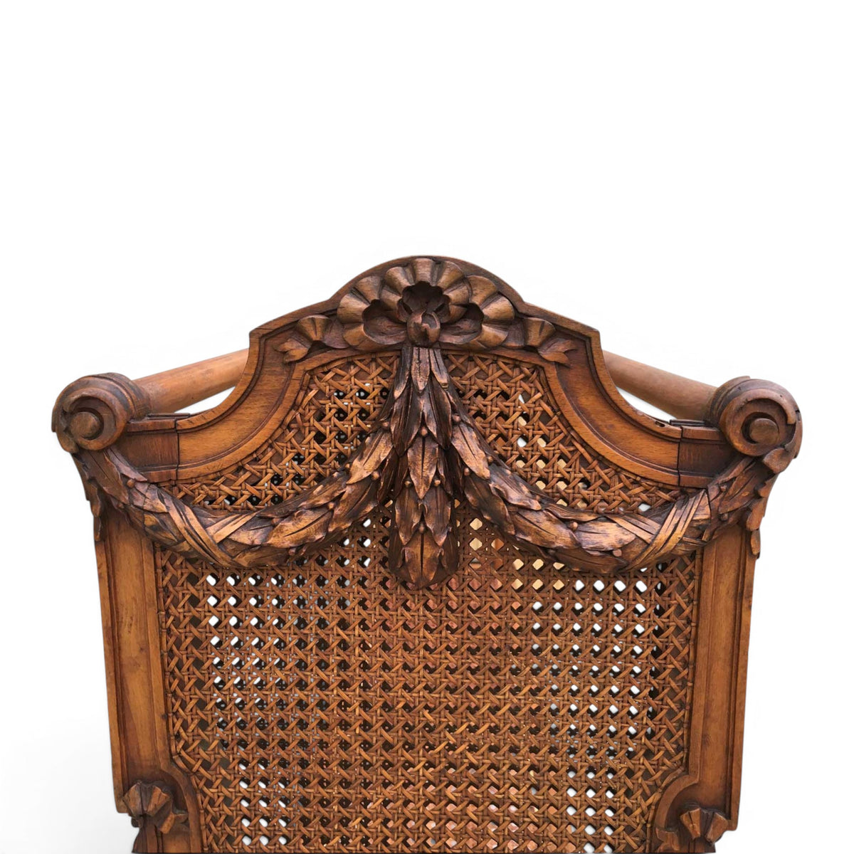 French Louis XVI Style Walnut Valet Stand
