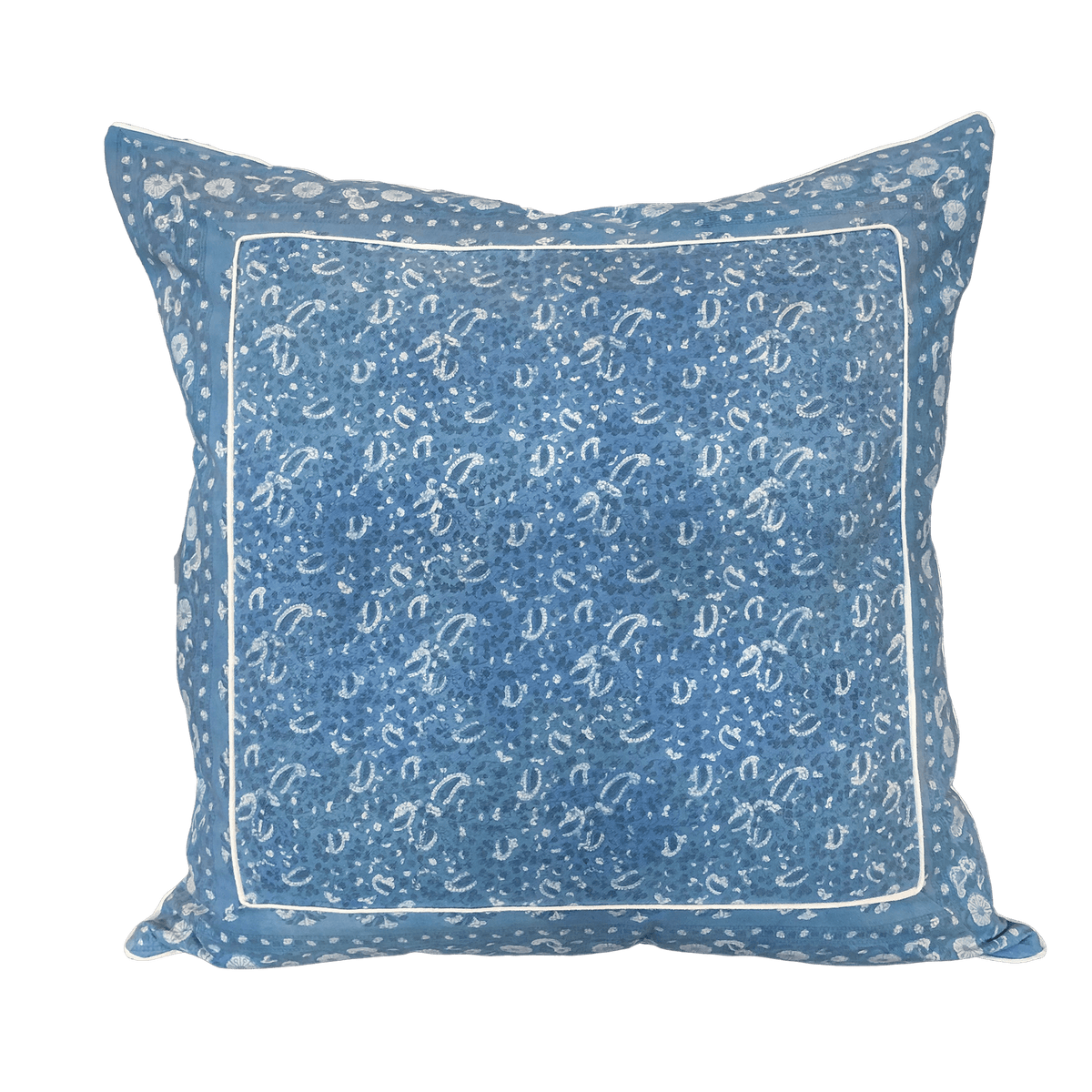 Baby Blue Floral Pillow
