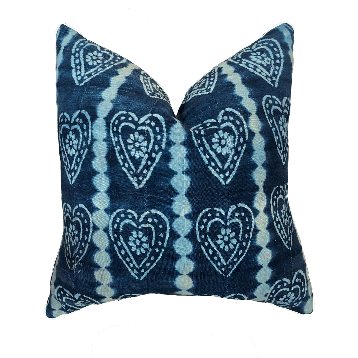 Indigo Heart Pillow