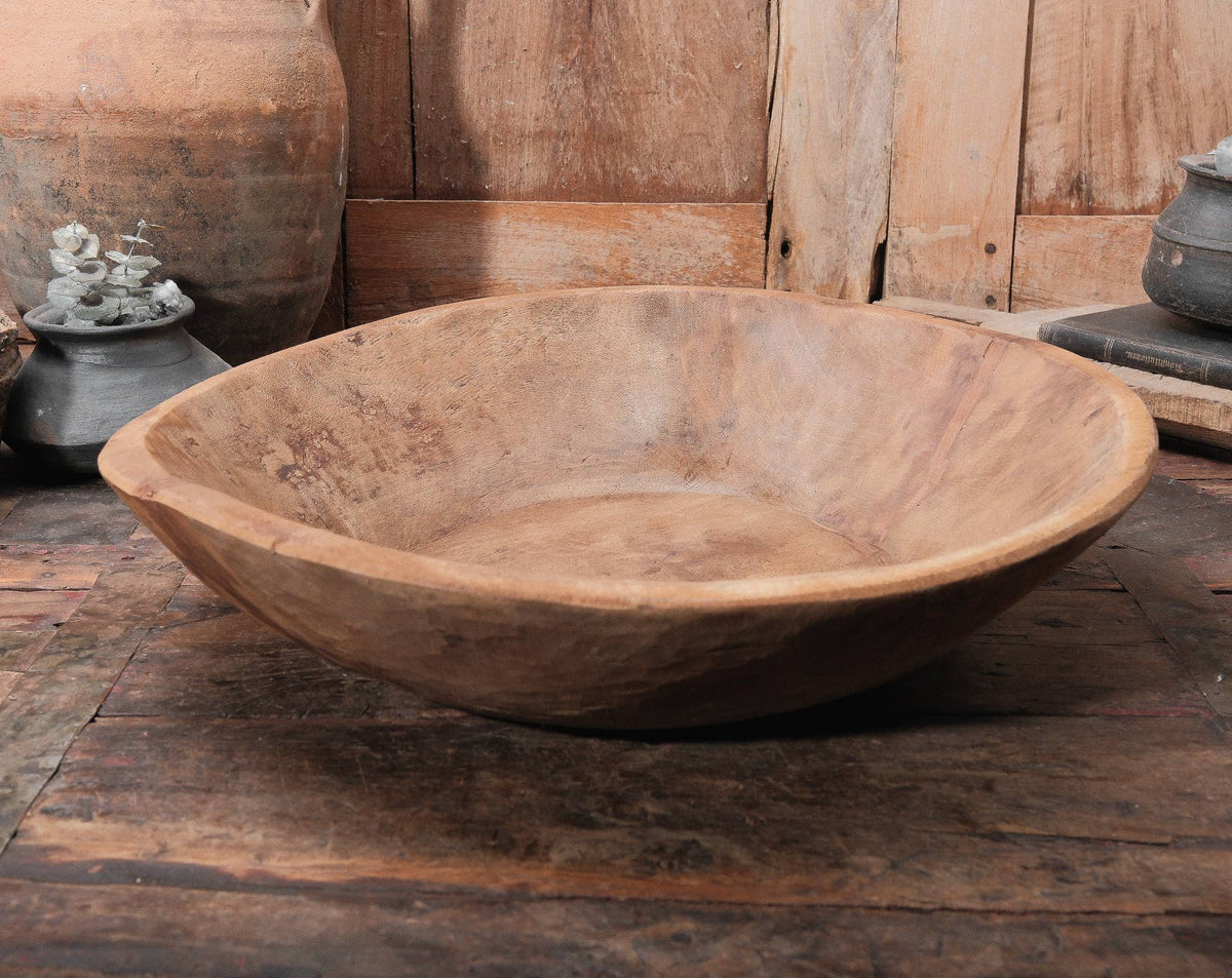 Vintage Wooden Bowl