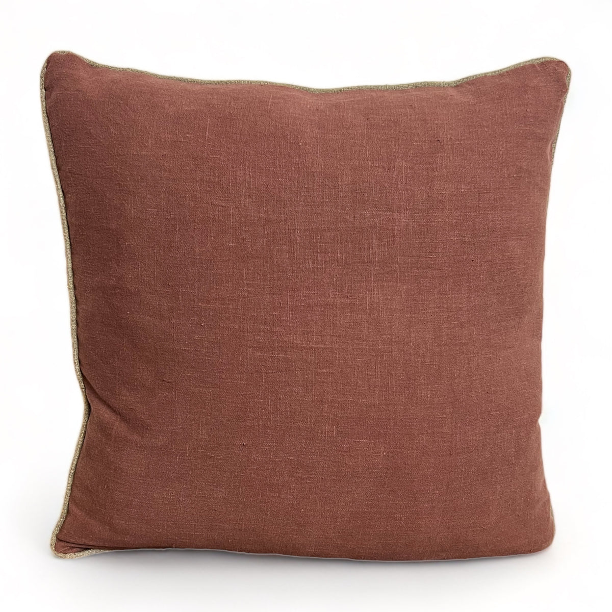 Plum Linen Pillow