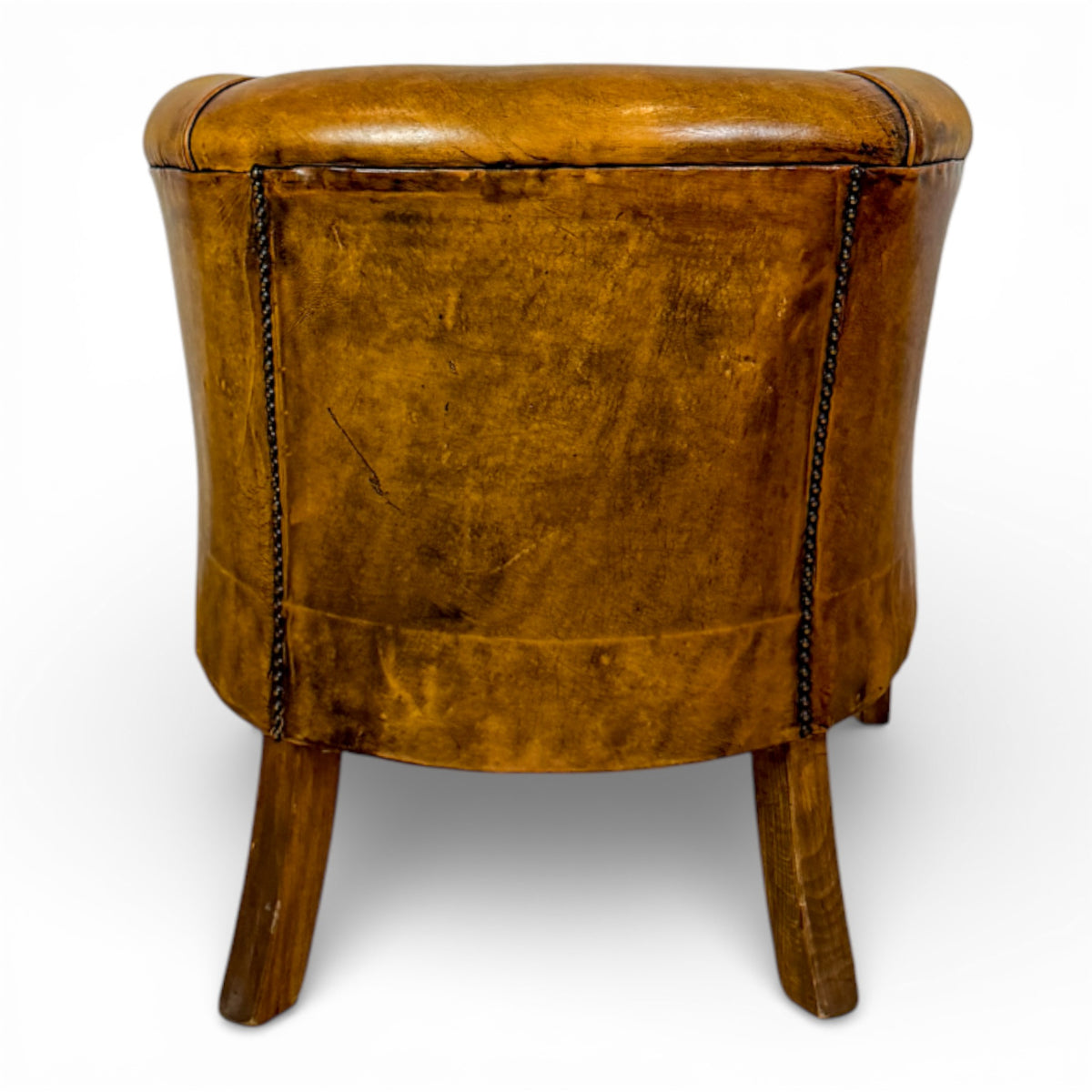 French Barrel Back Club Chair