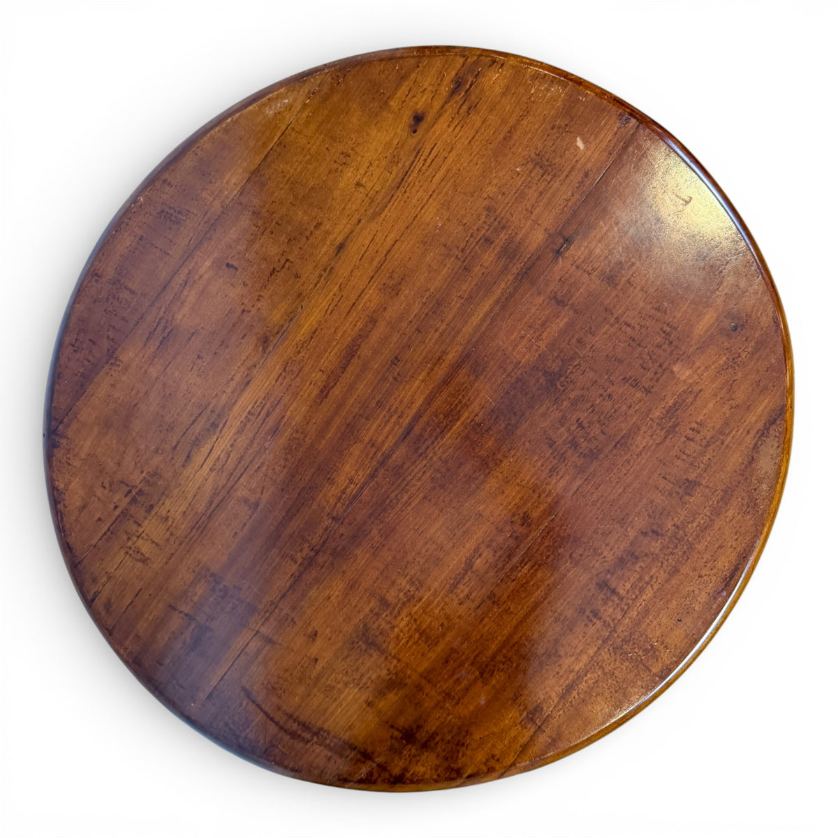Italian Walnut Tilt-Top Table with Tripod Base