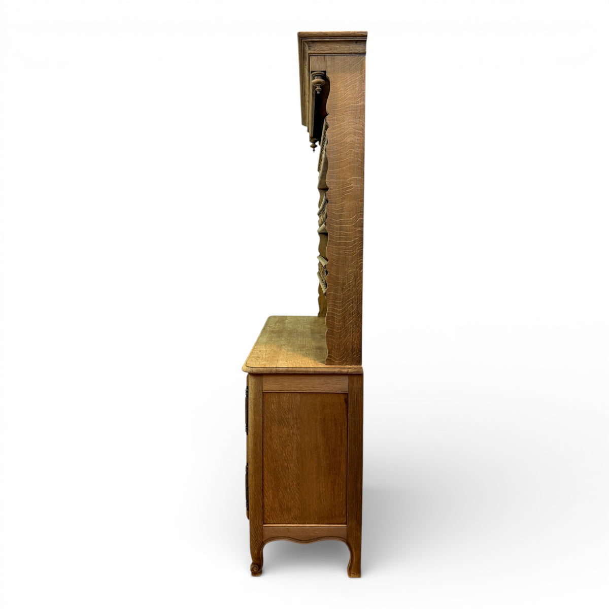 Provincial Oak Dresser with Plate Rack