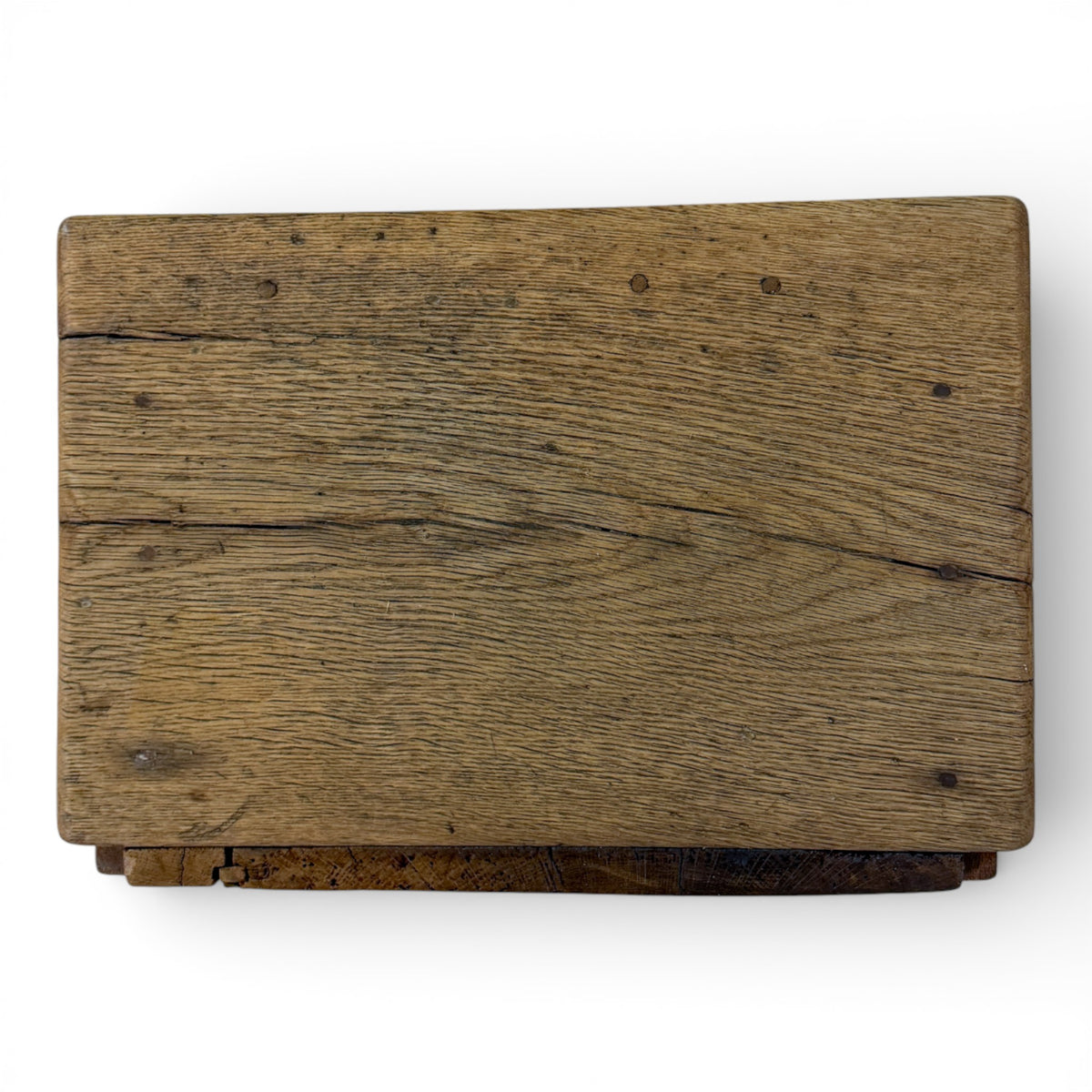 Petite Provincial Oak Cupboard with Shaped Apron